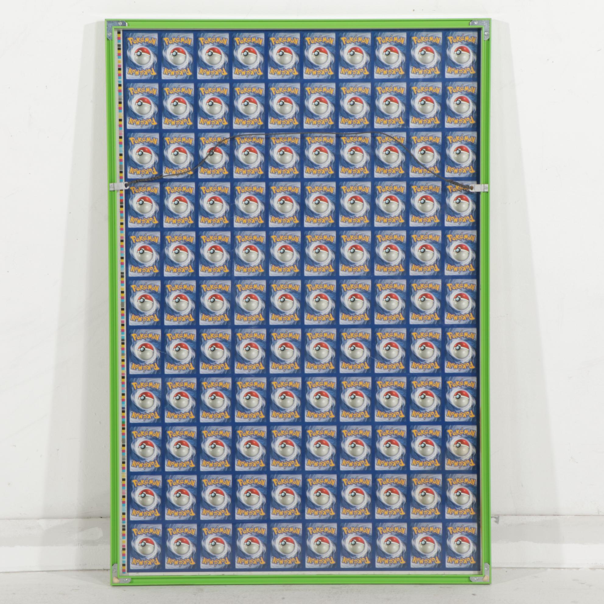 1999 Pokémon "Fossil" First Edition Holographic 110 Card Uncut Sheet