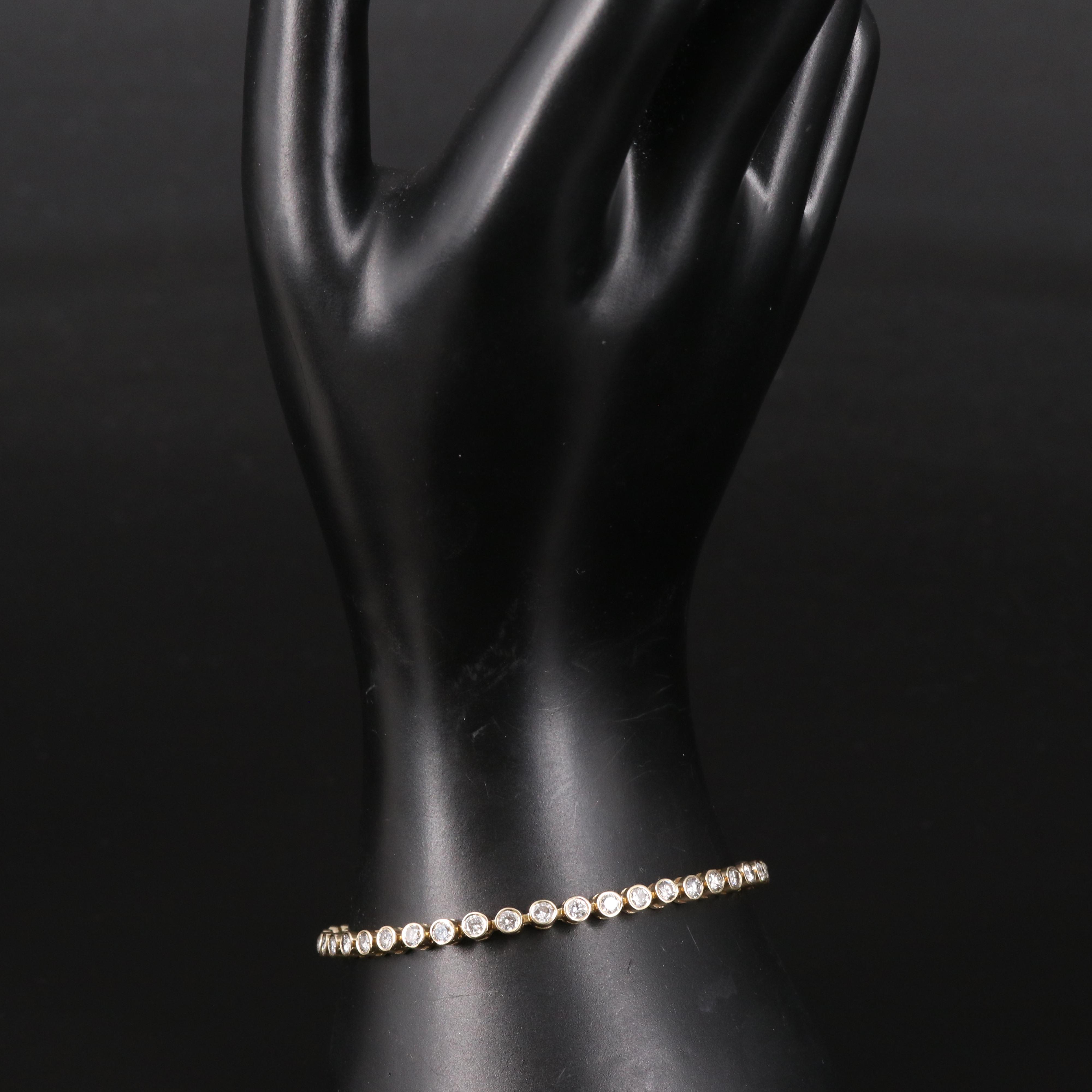 14K 3.03 CTW Diamond Line Bracelet