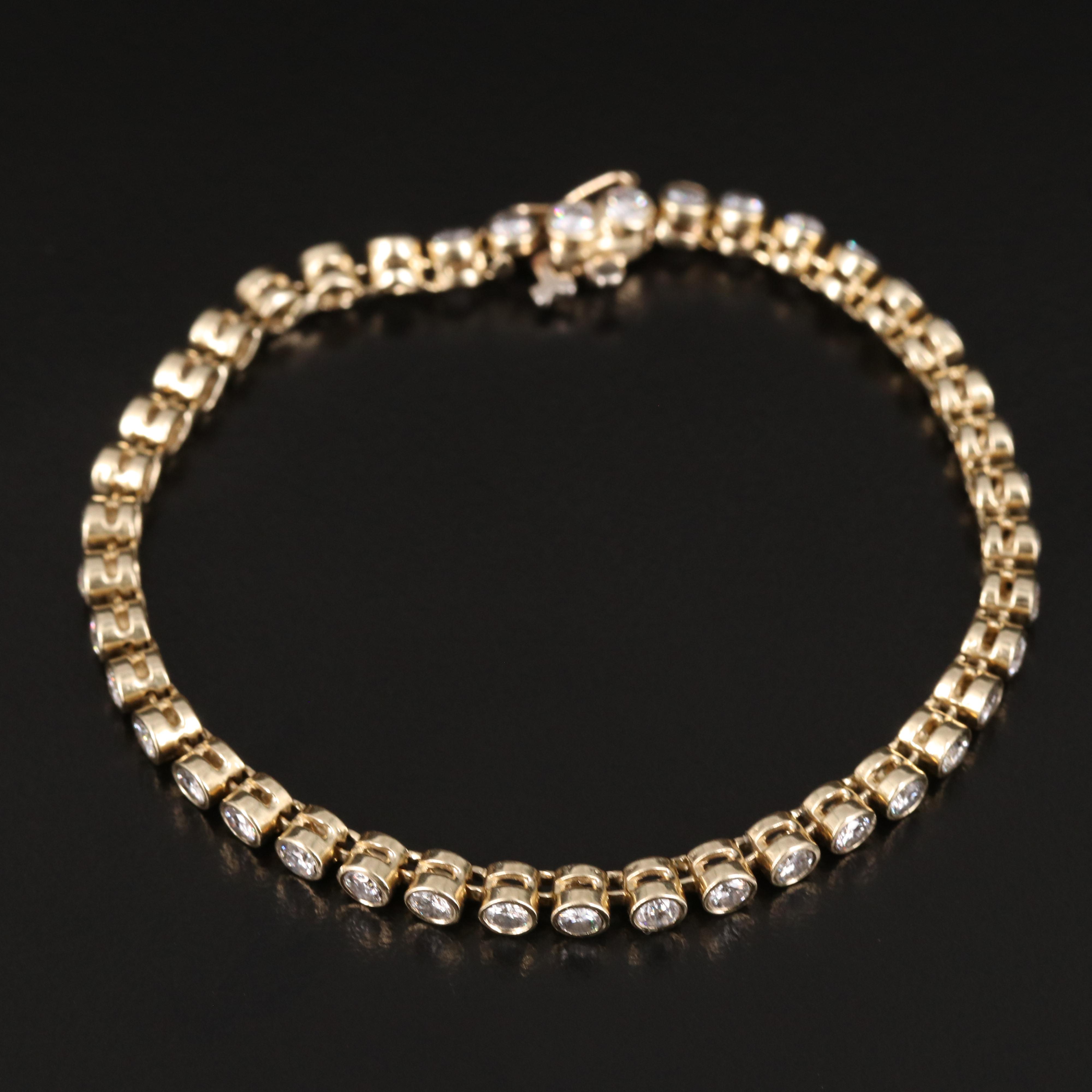 14K 3.03 CTW Diamond Line Bracelet