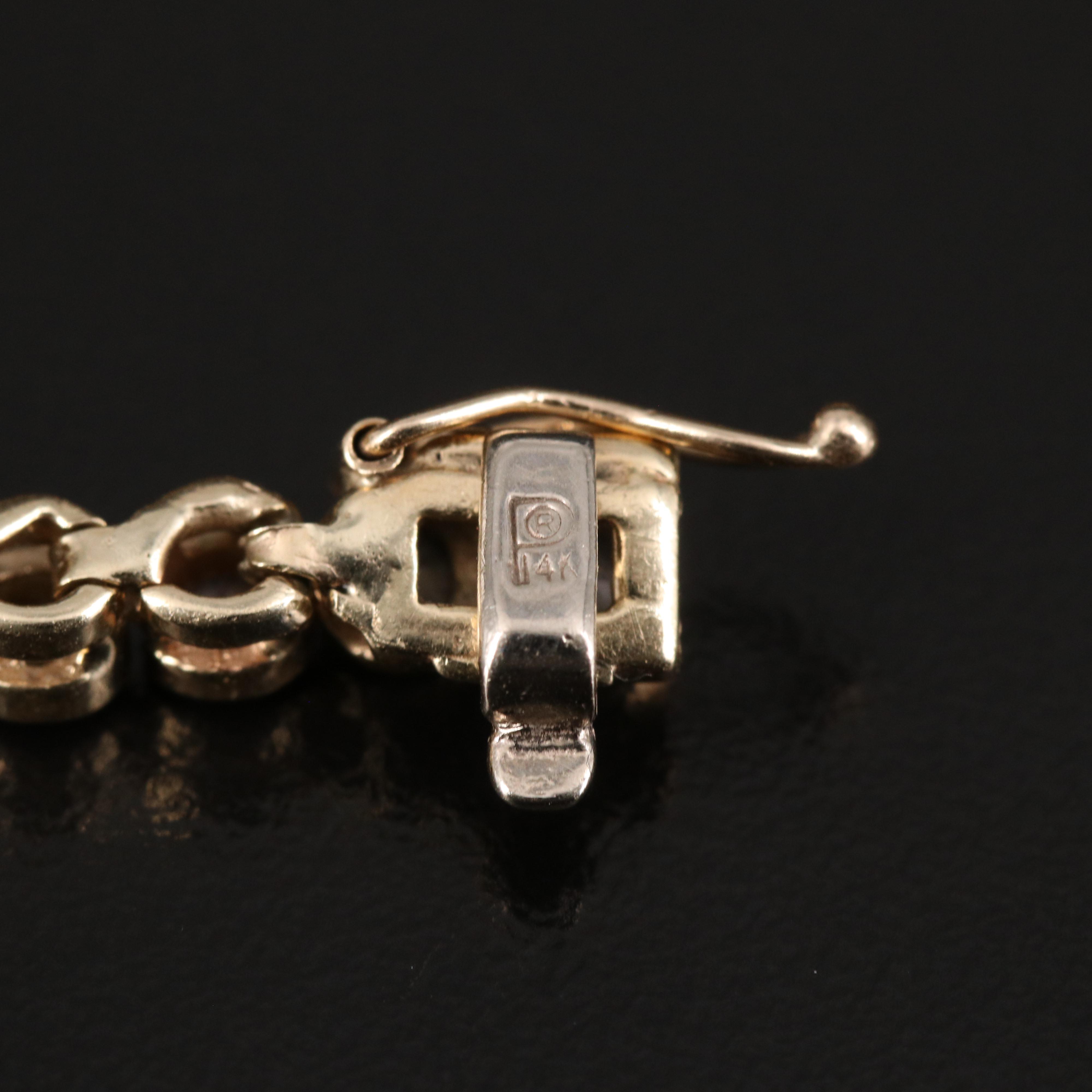 14K 3.03 CTW Diamond Line Bracelet