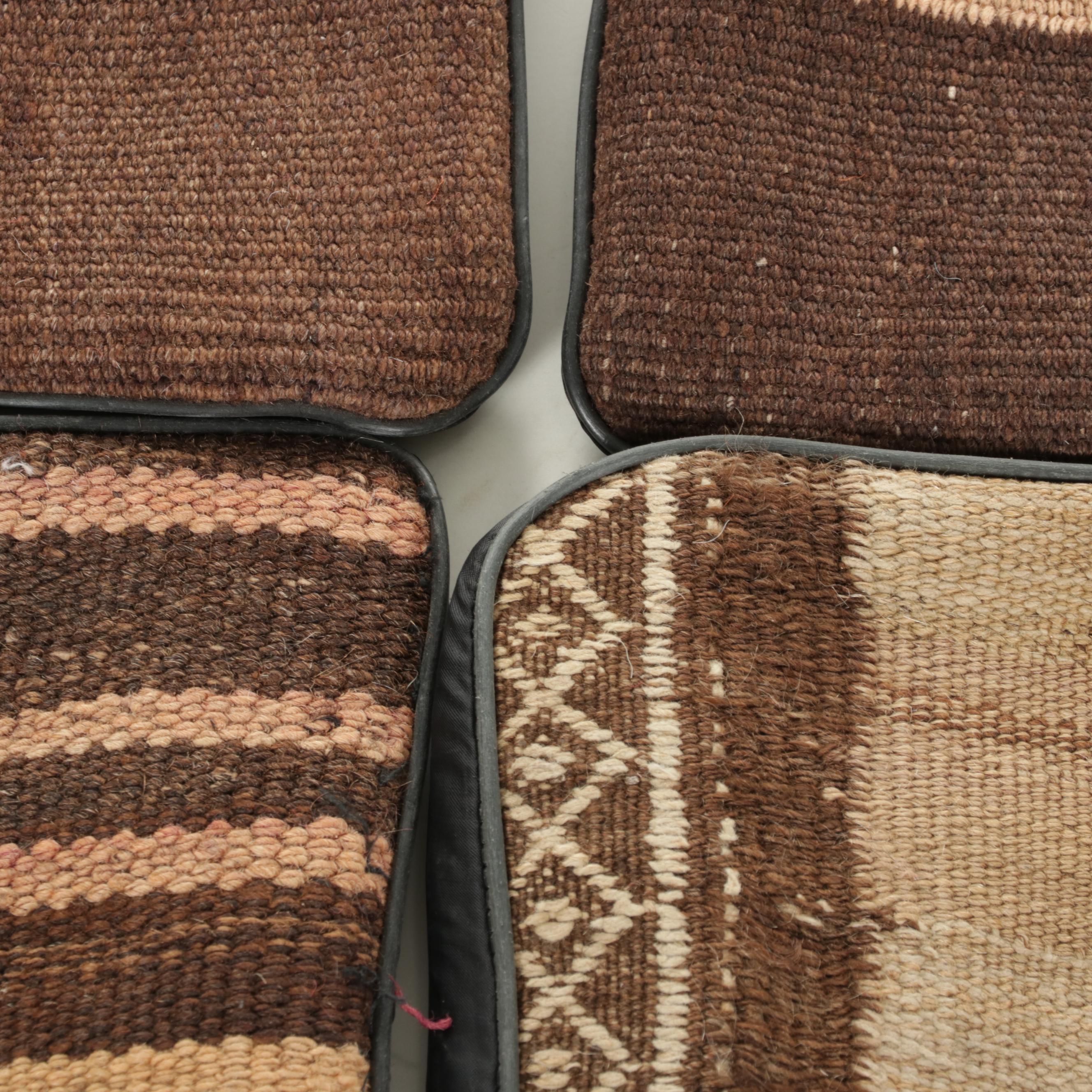 Handwoven Kilim Face Accent Pillow Covers