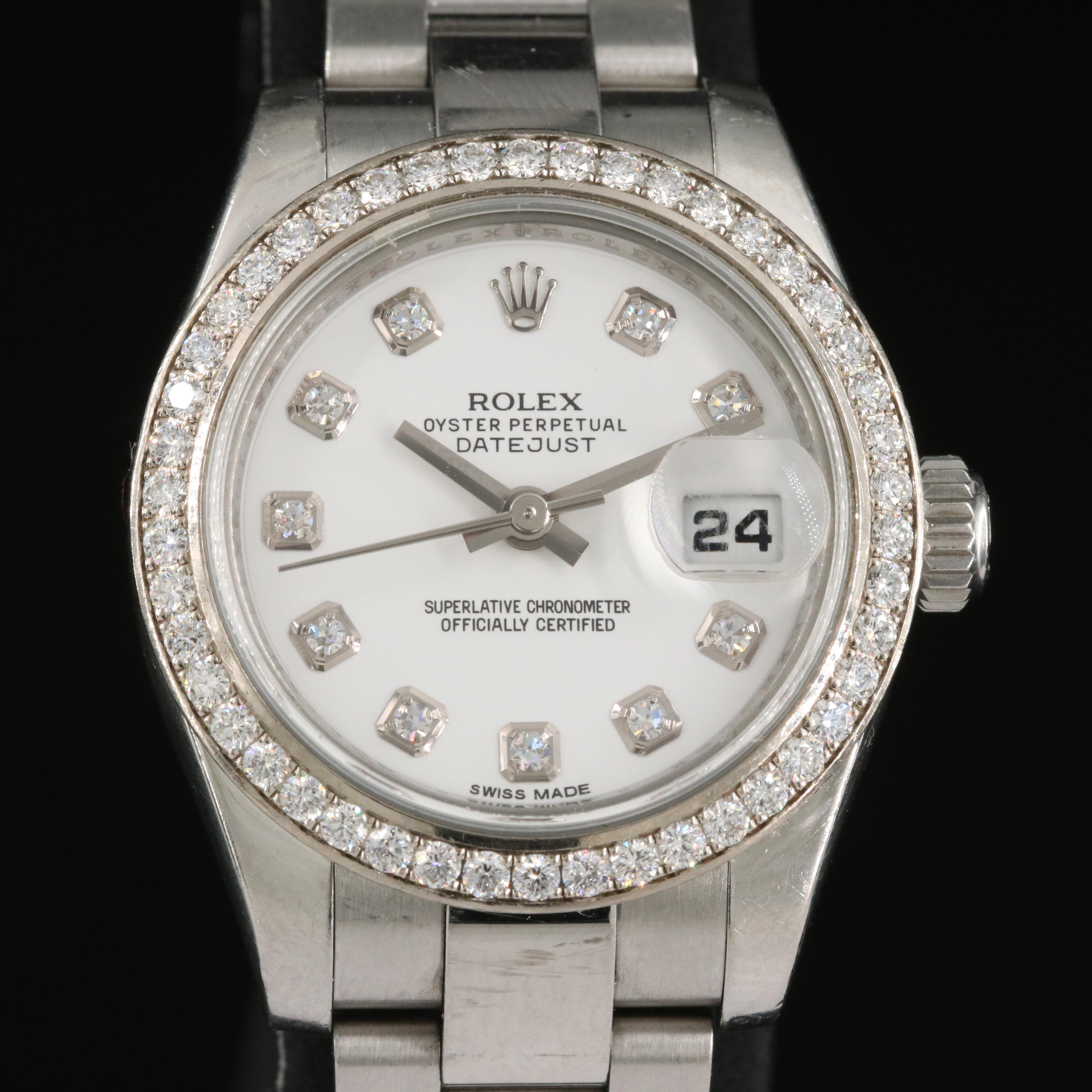 2010 Rolex Datejust Diamond Dial Watch