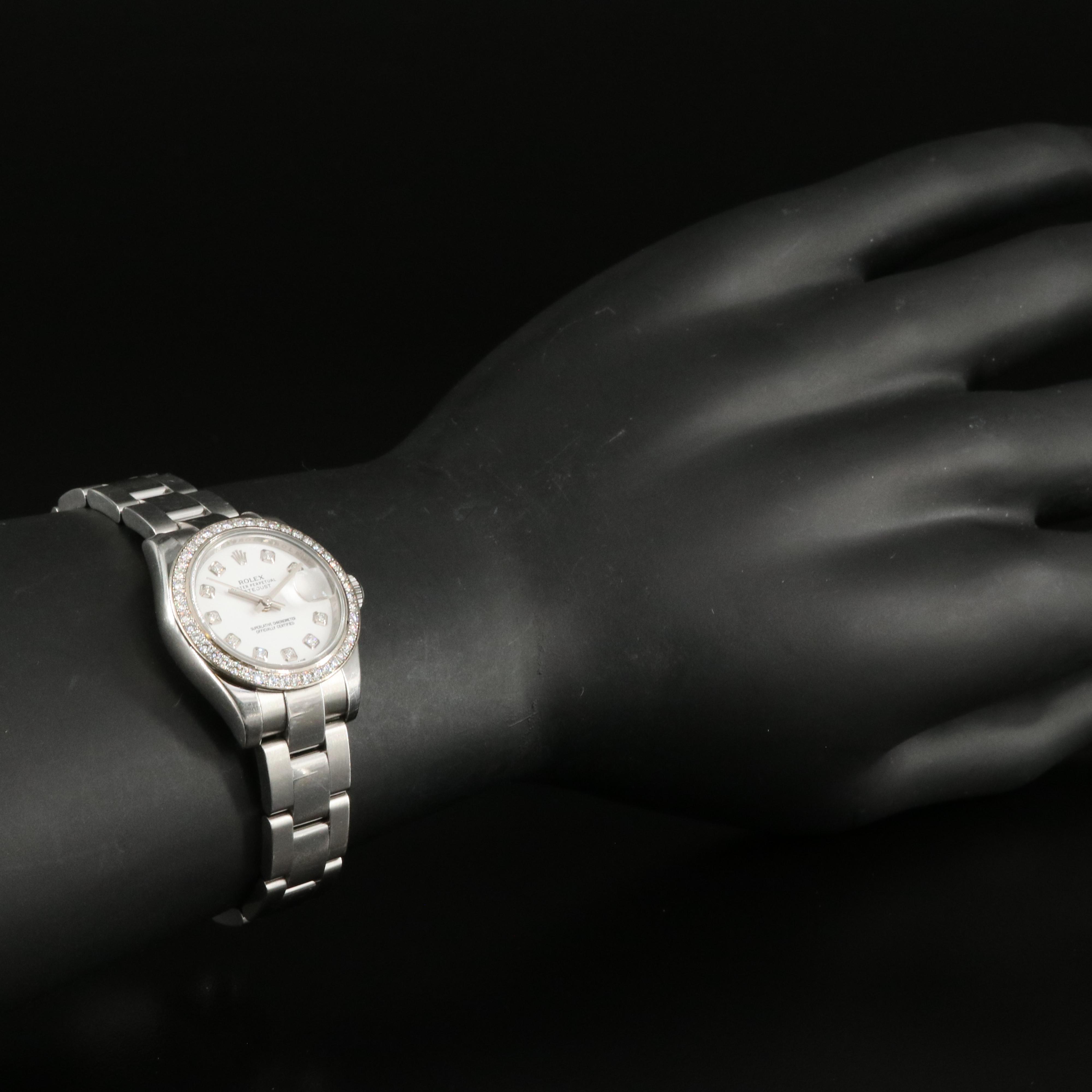 2010 Rolex Datejust Diamond Dial Watch