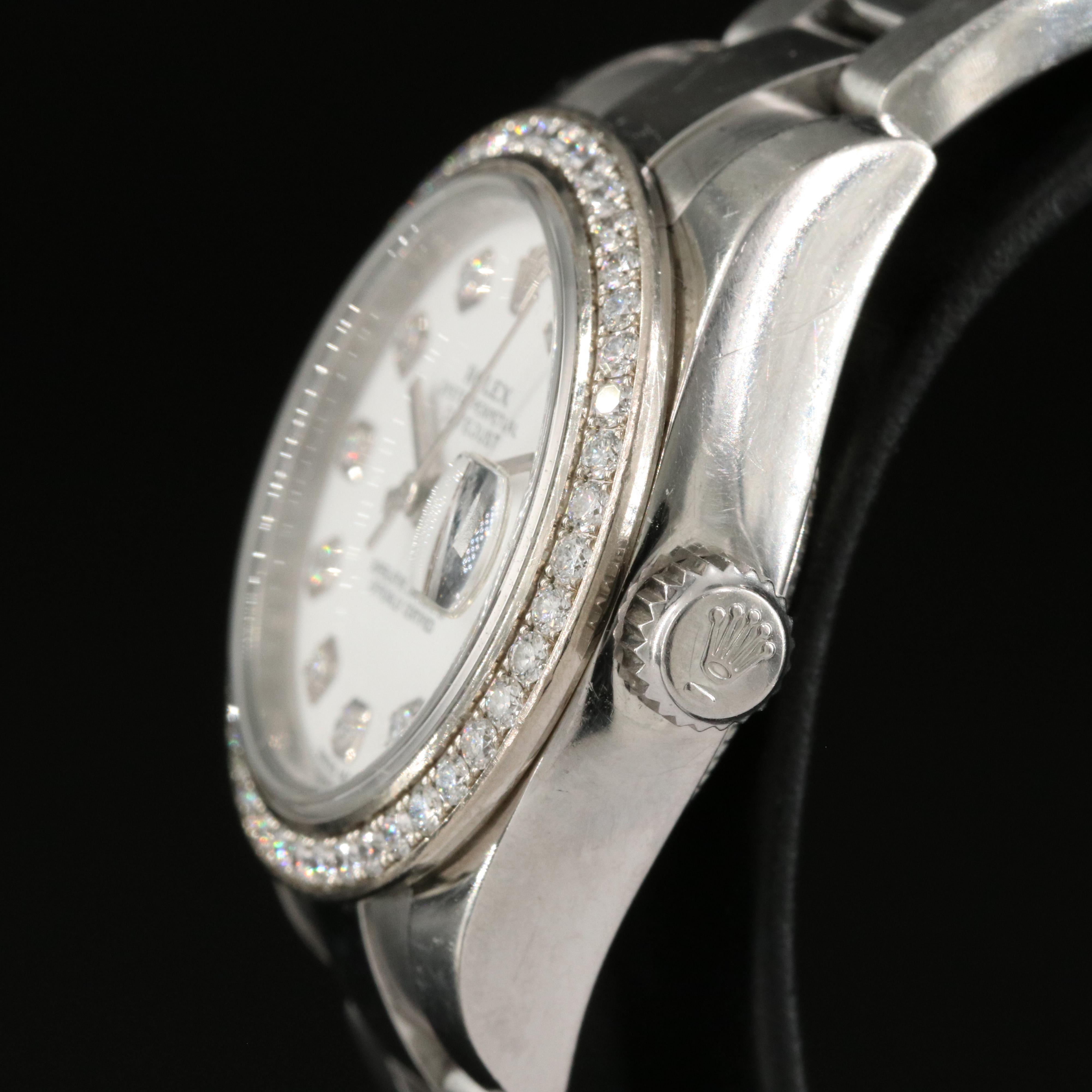 2010 Rolex Datejust Diamond Dial Watch