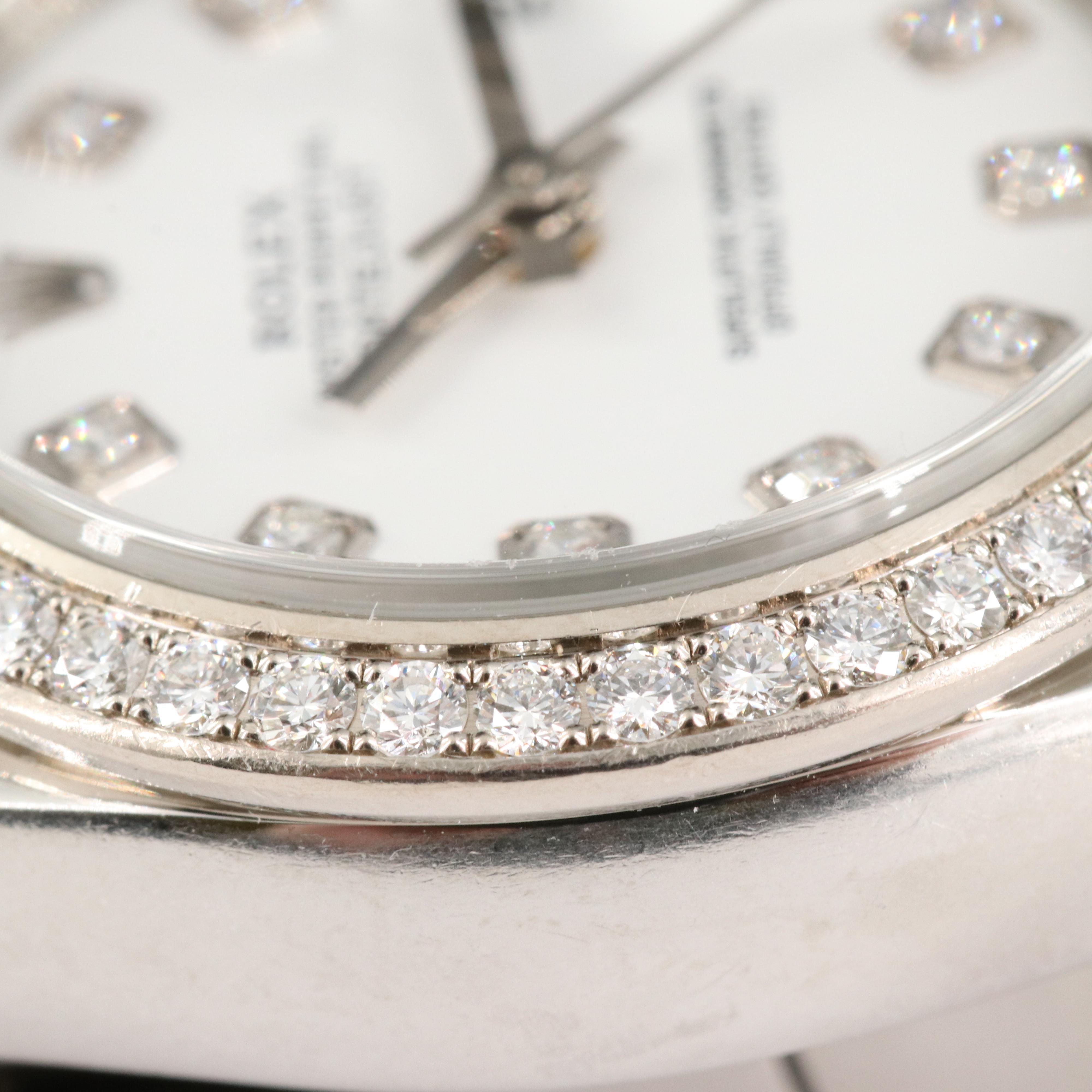 2010 Rolex Datejust Diamond Dial Watch