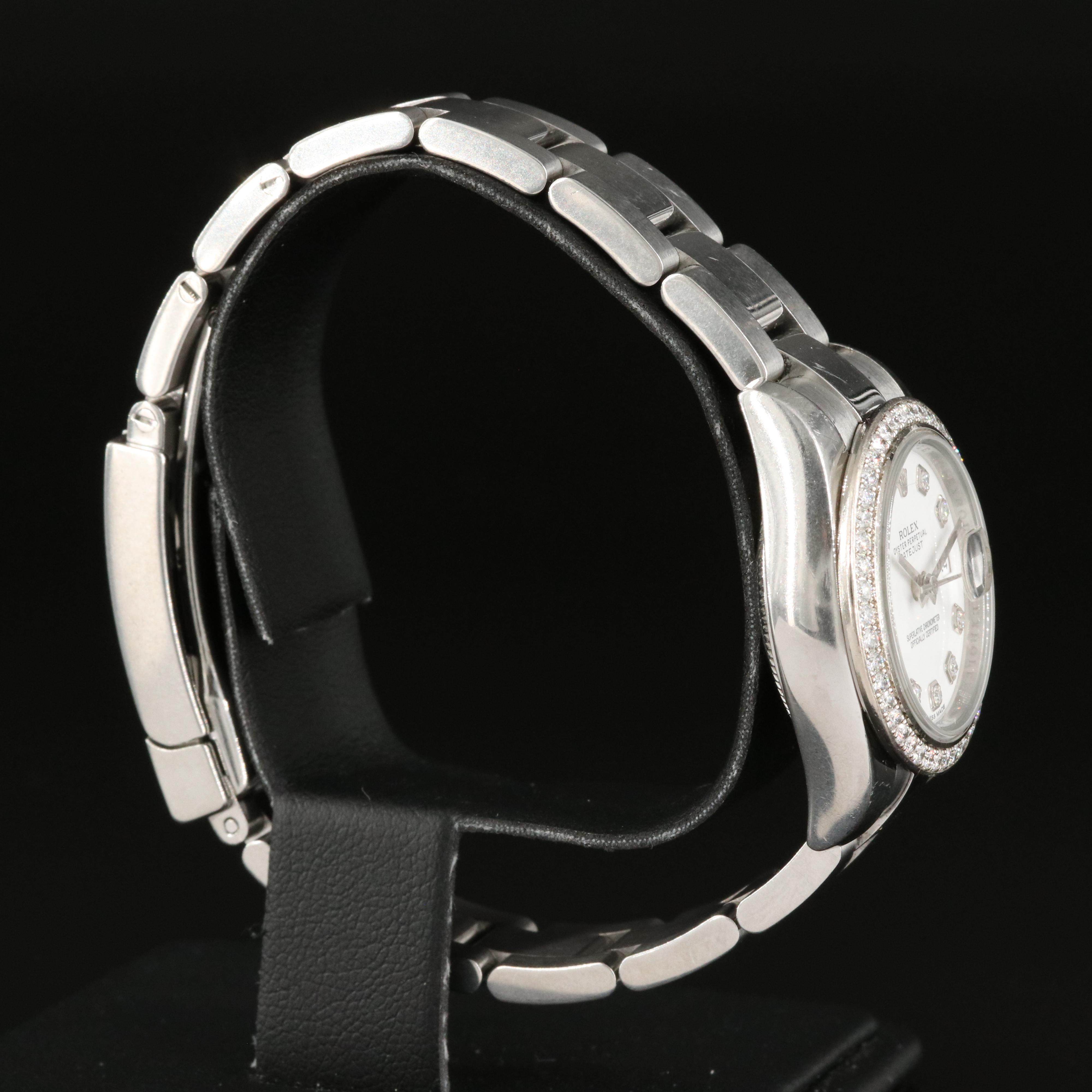 2010 Rolex Datejust Diamond Dial Watch