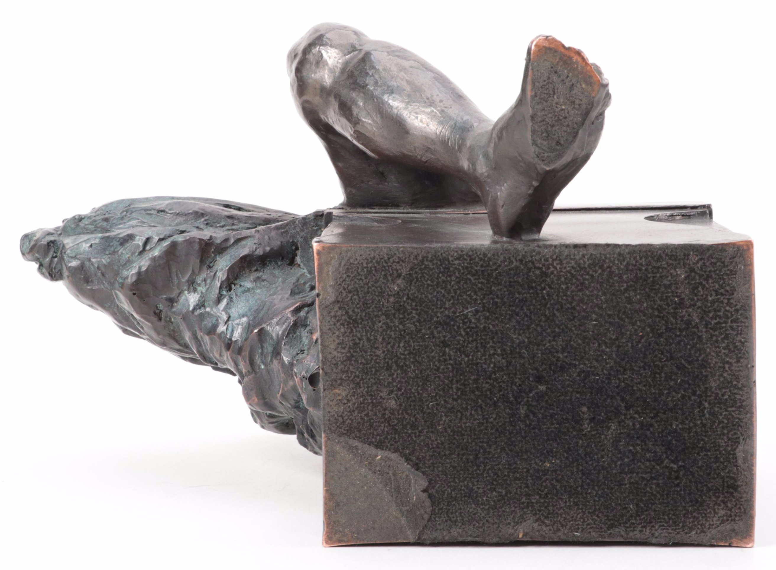 Cold Cast Bronze Sculpture In the Style of Michelangelo's "The Creation of Adam"