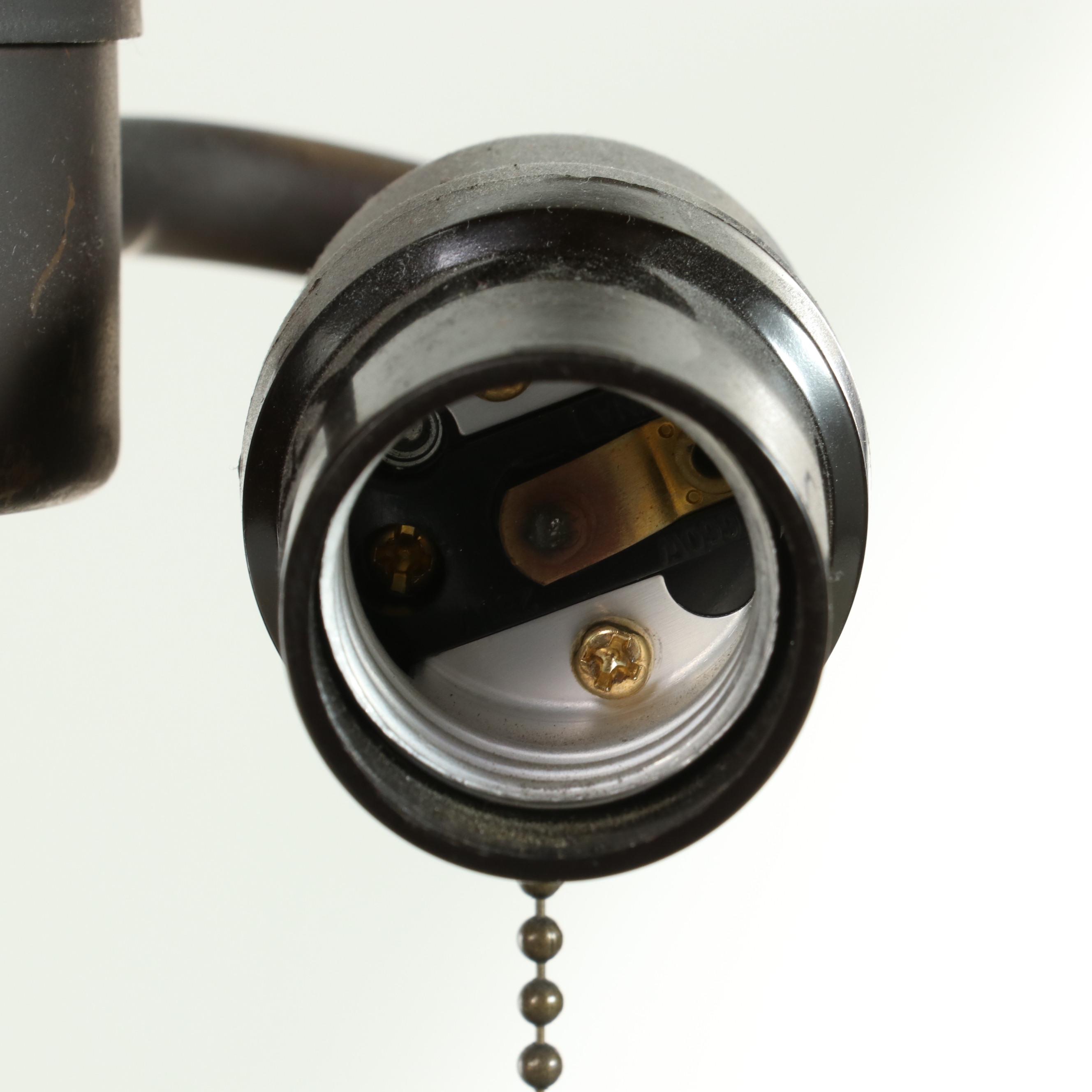 Ohio State Buckeye Stained Glass Floor Lamp