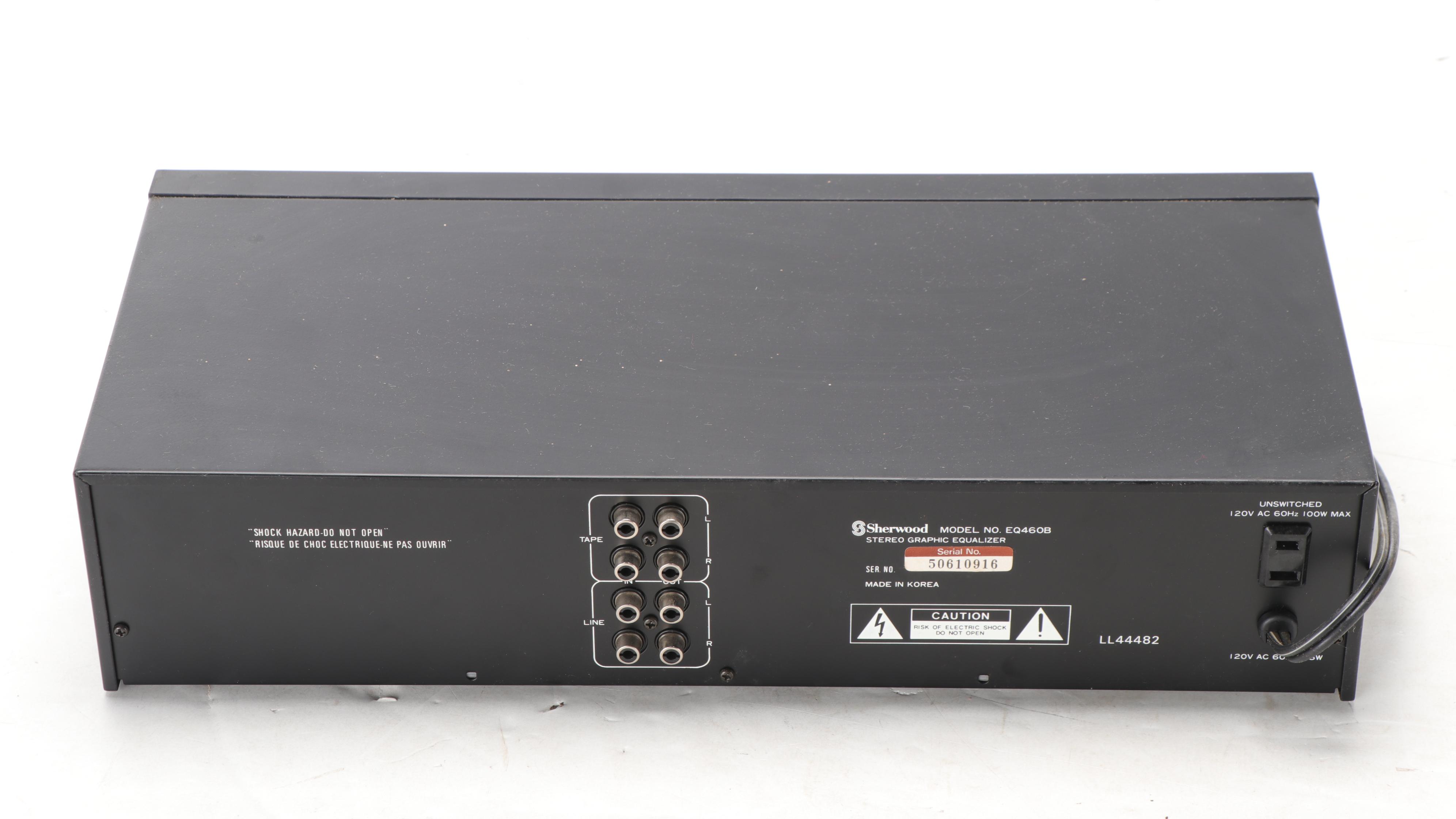 Sherwood Stereo Amplifier, Tuner and Equalizer with Acoustic Research Speakers