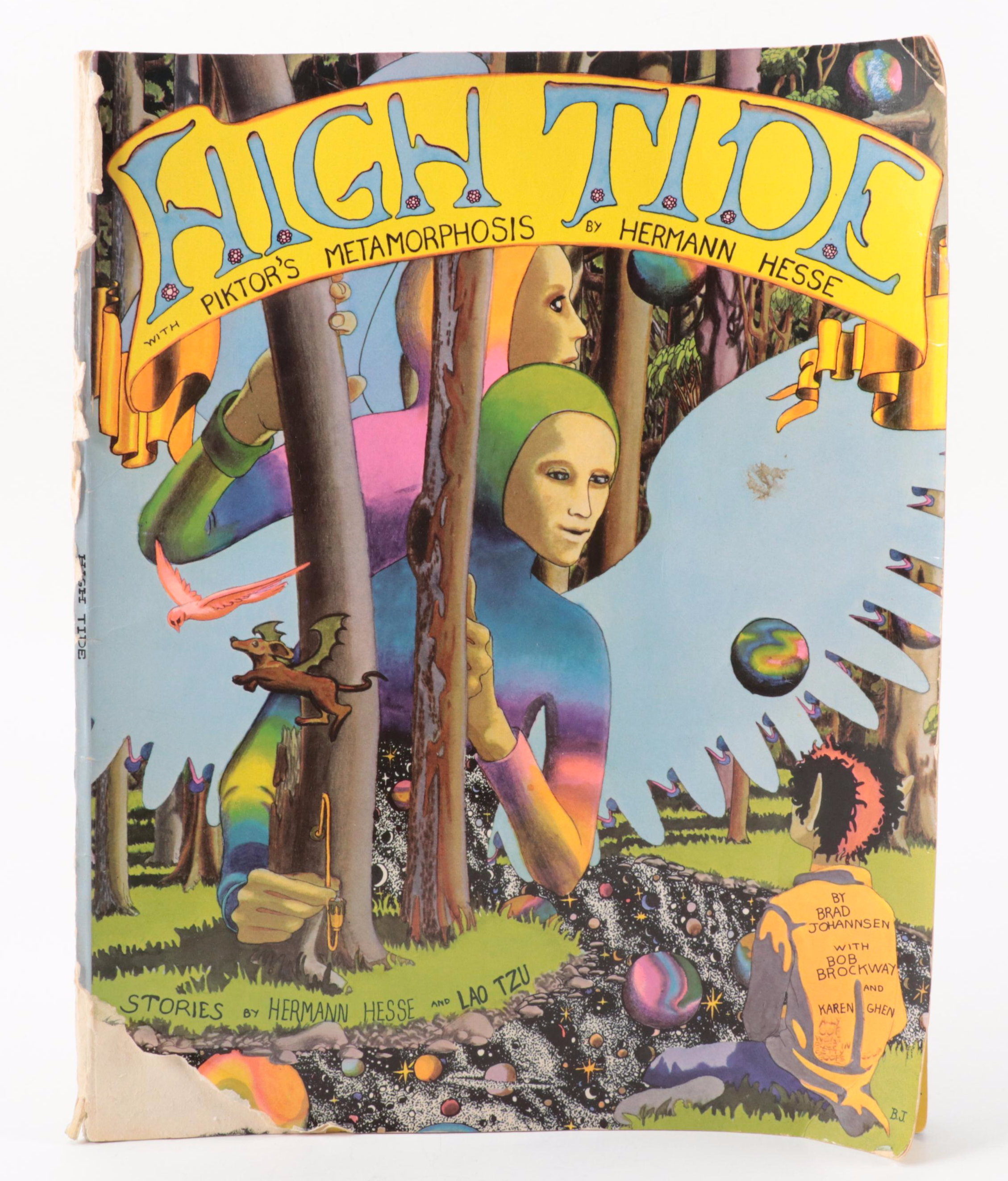 Illustrated "High Tide with Piktor's Metamorphosis" by Brad Johannsen, 1972