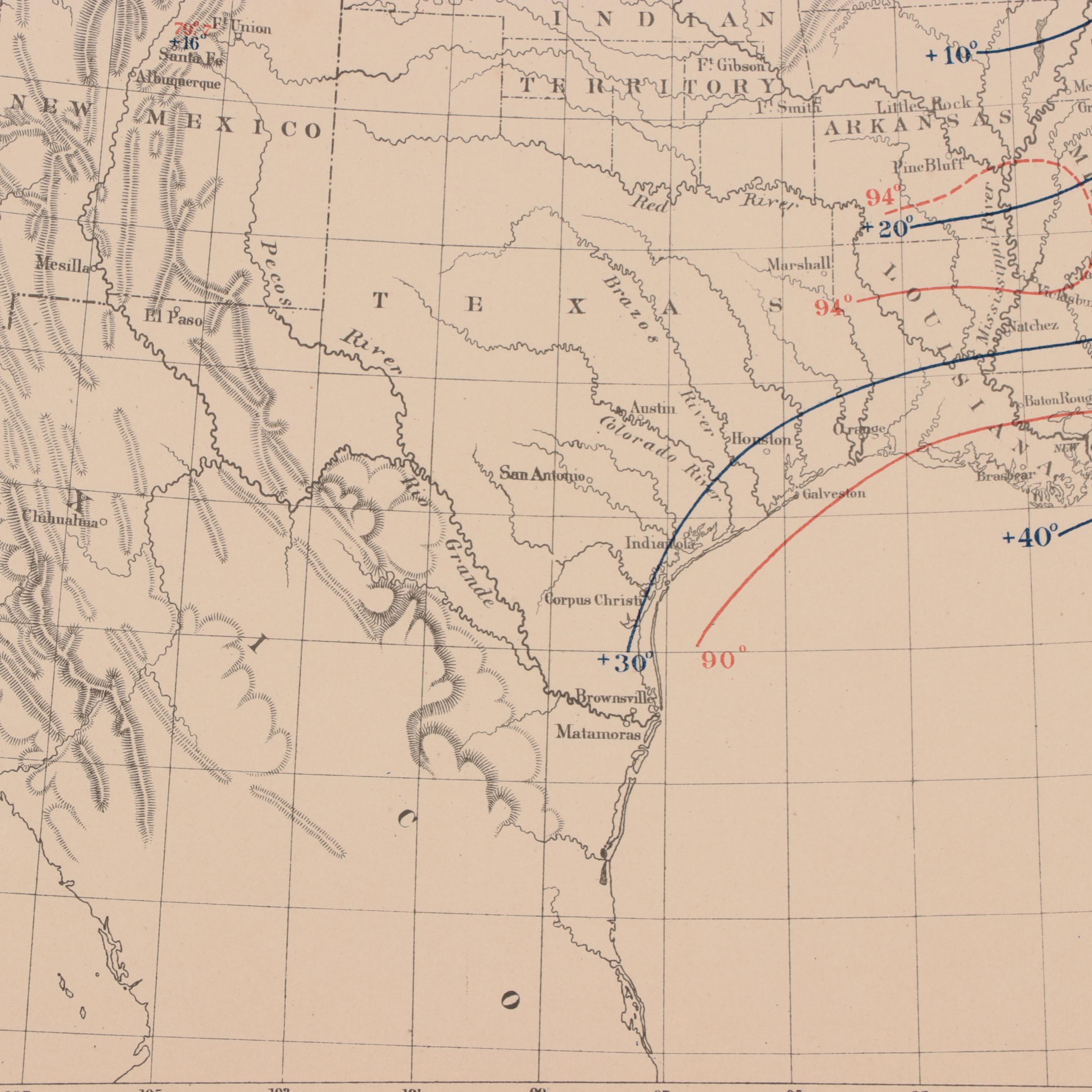 Francis Amasa Walker Color Lithograph of Climate Map, 1874