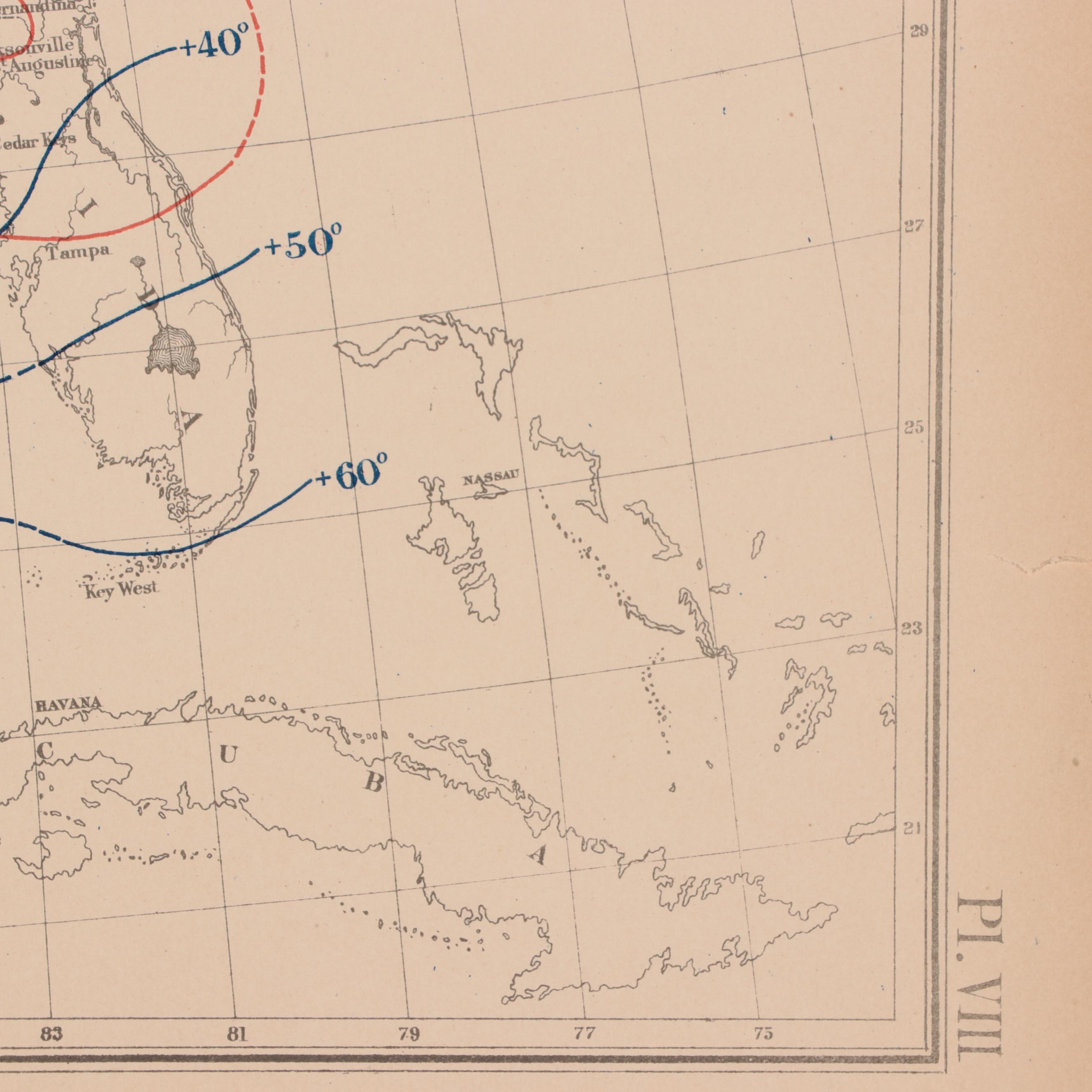 Francis Amasa Walker Color Lithograph of Climate Map, 1874