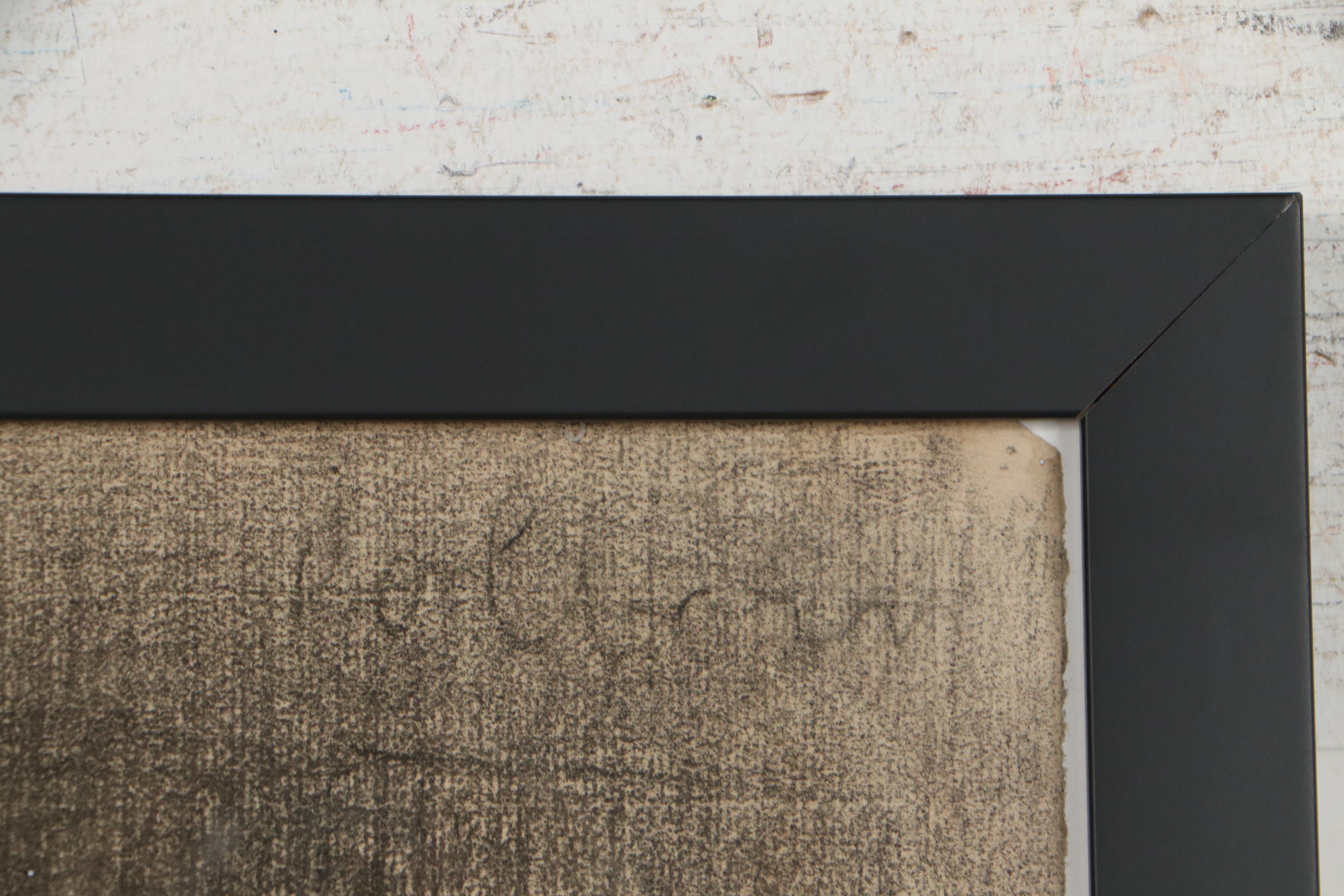 Elanor Colburn Figurative Charcoal Drawing of Statue