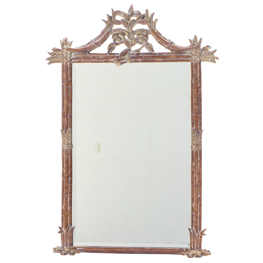 Decorative Molded Framed Beveled Mirror
