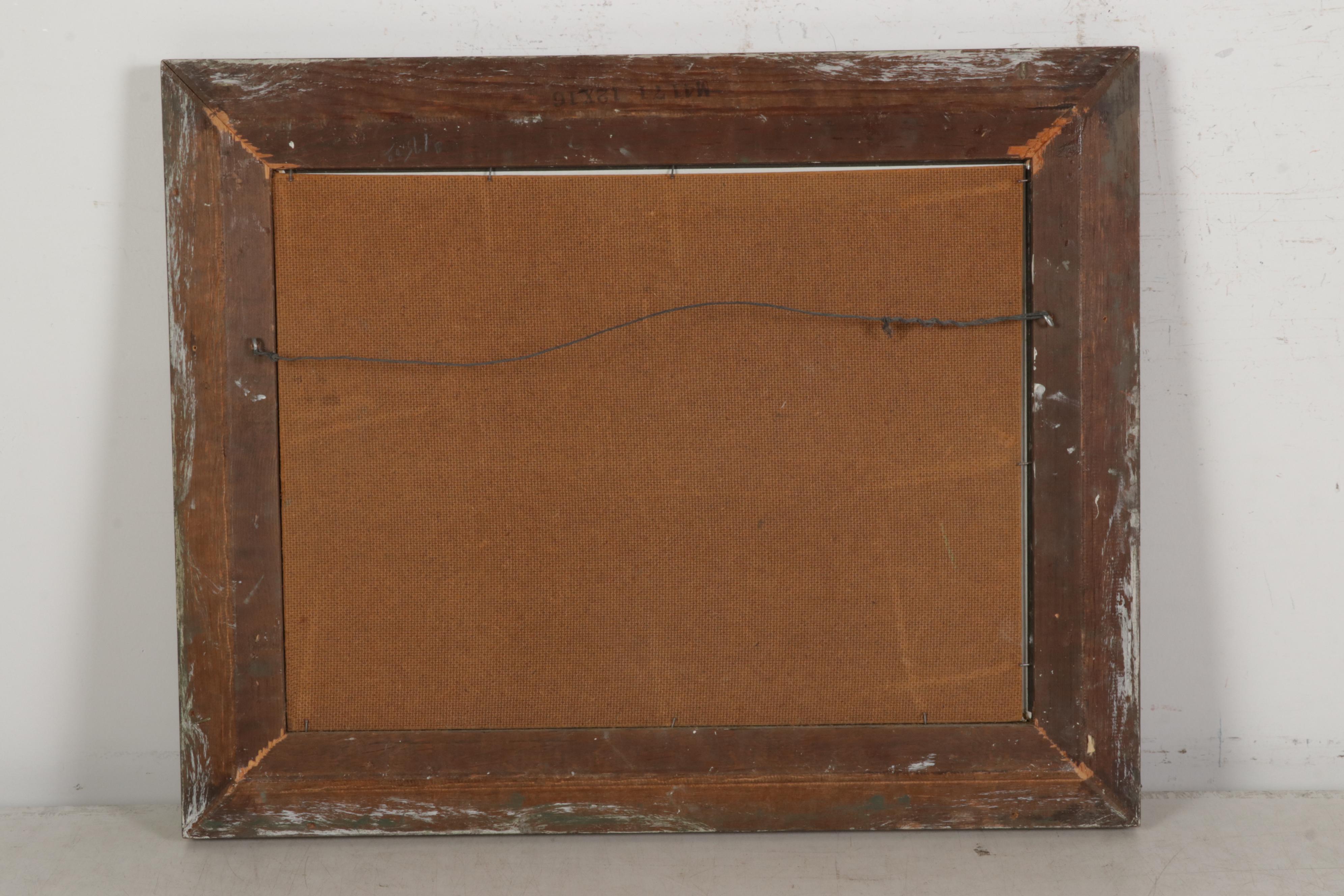 John Yerger Tempera Painting of Hamburg Train Station