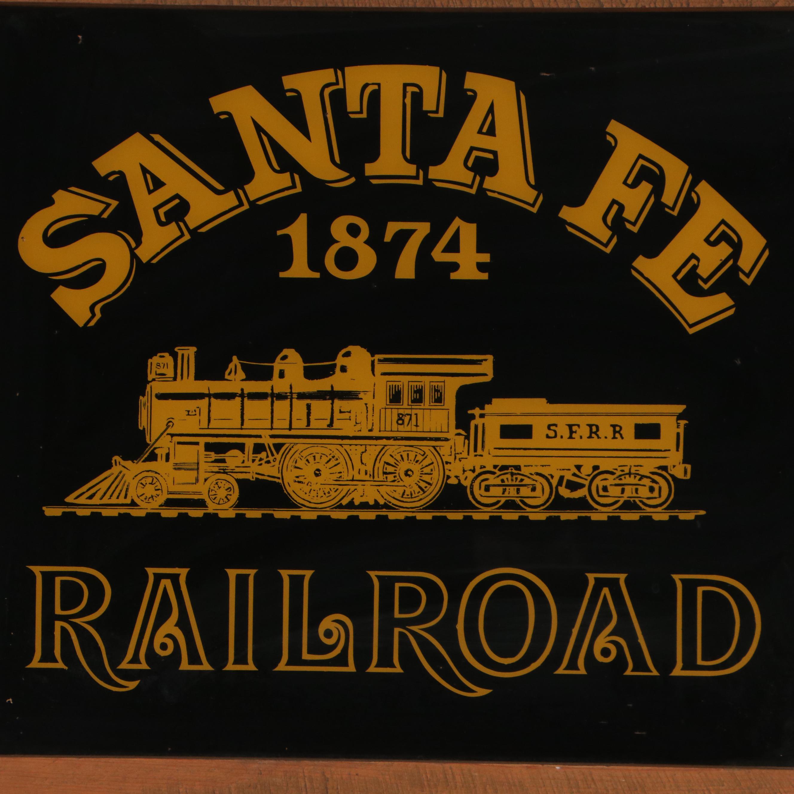 Santa Fe Railroad Sign