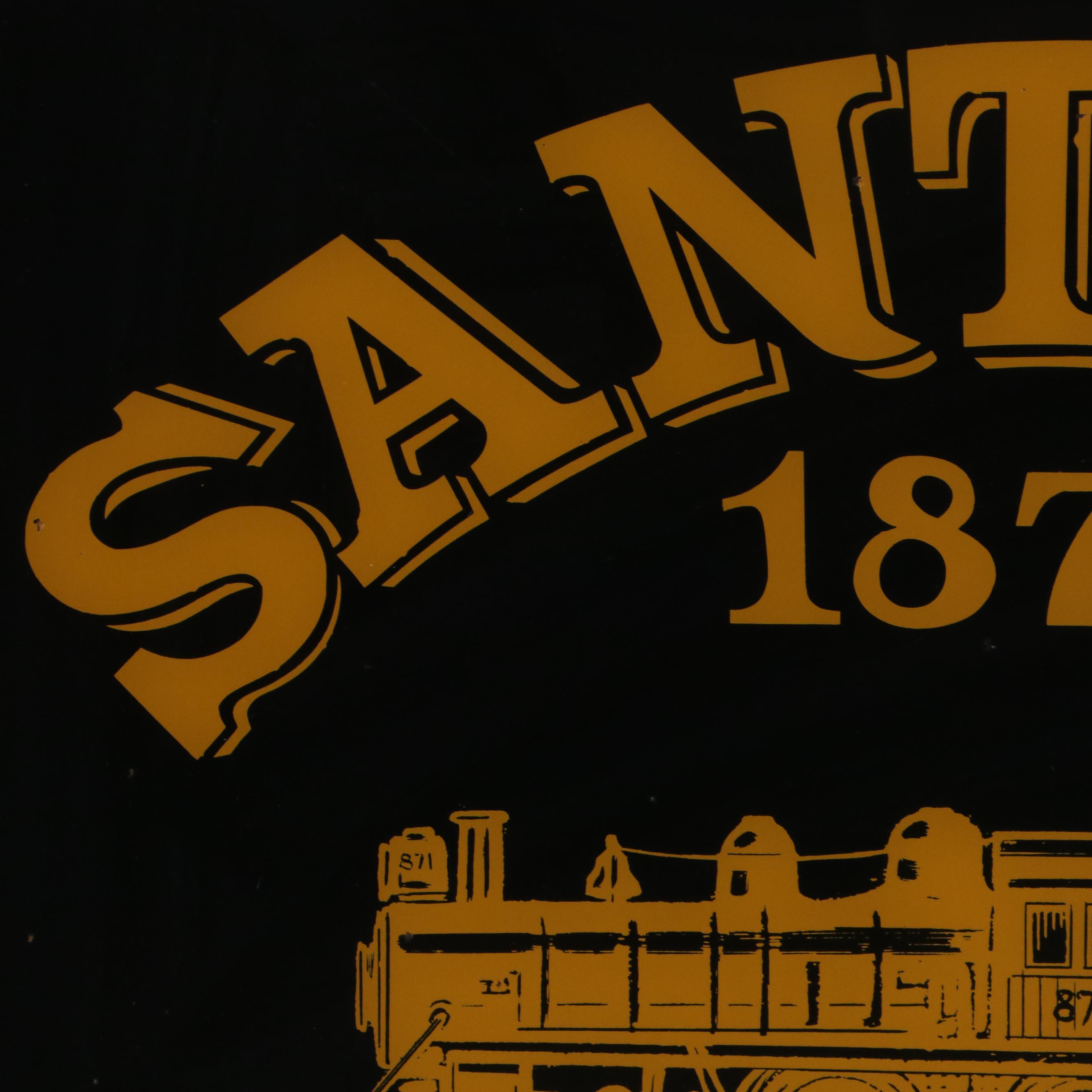 Santa Fe Railroad Sign