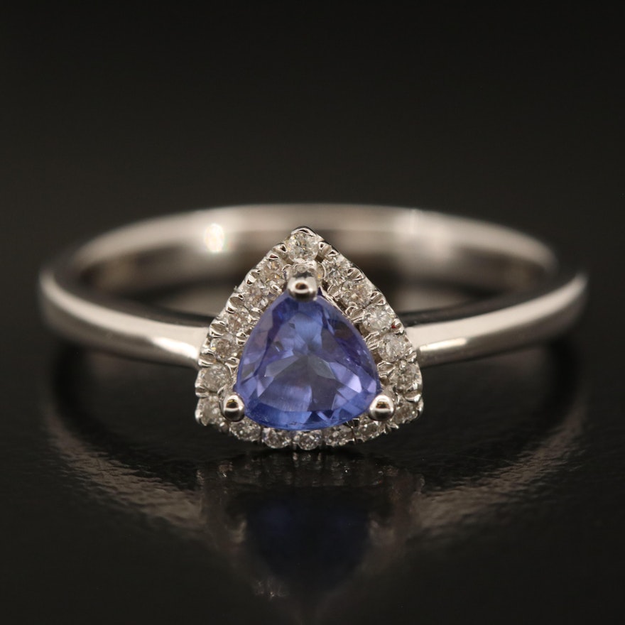 14K Tanzanite and Diamond Ring