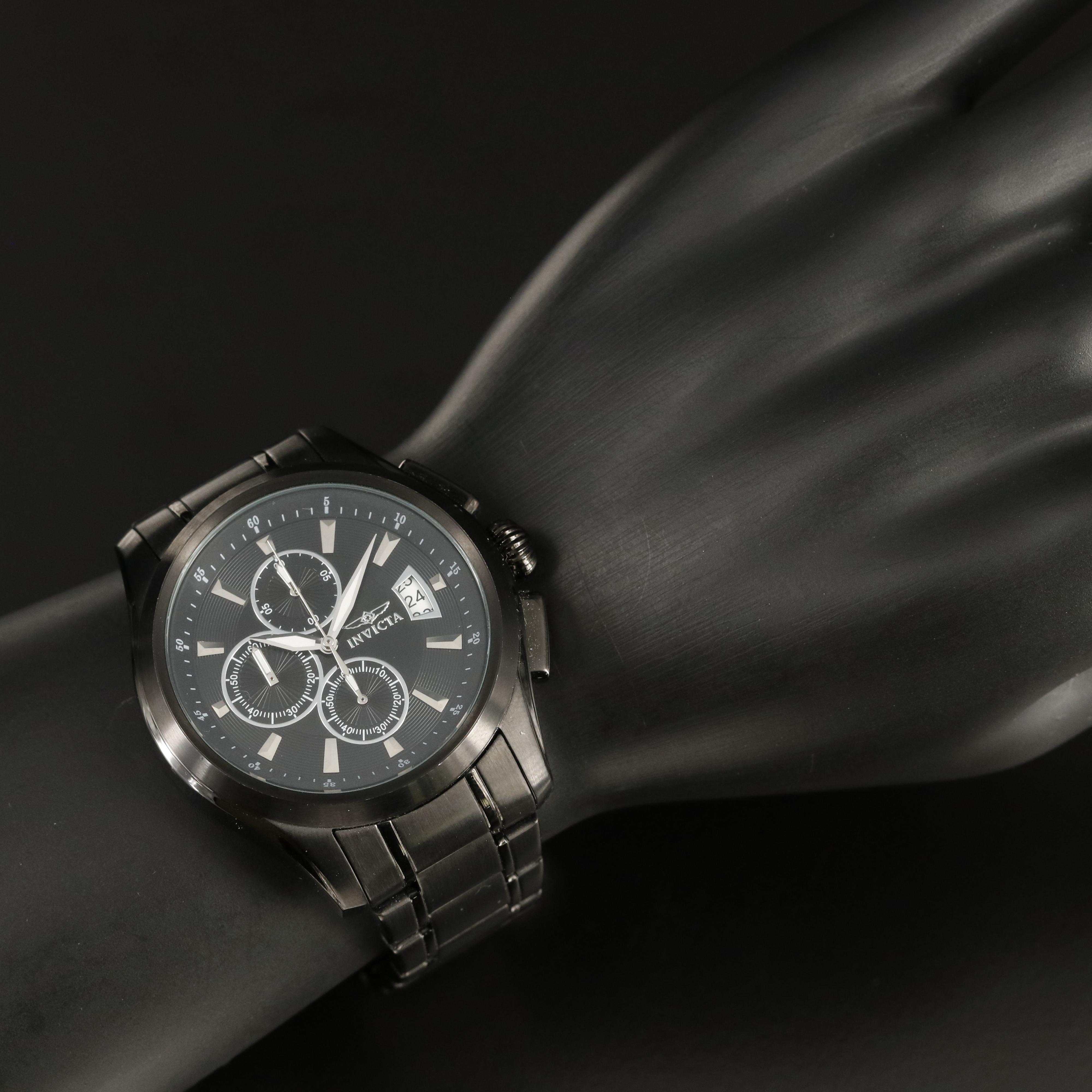 Invicta Specialty Collection Black Stainless Steel and Black PVD Watch