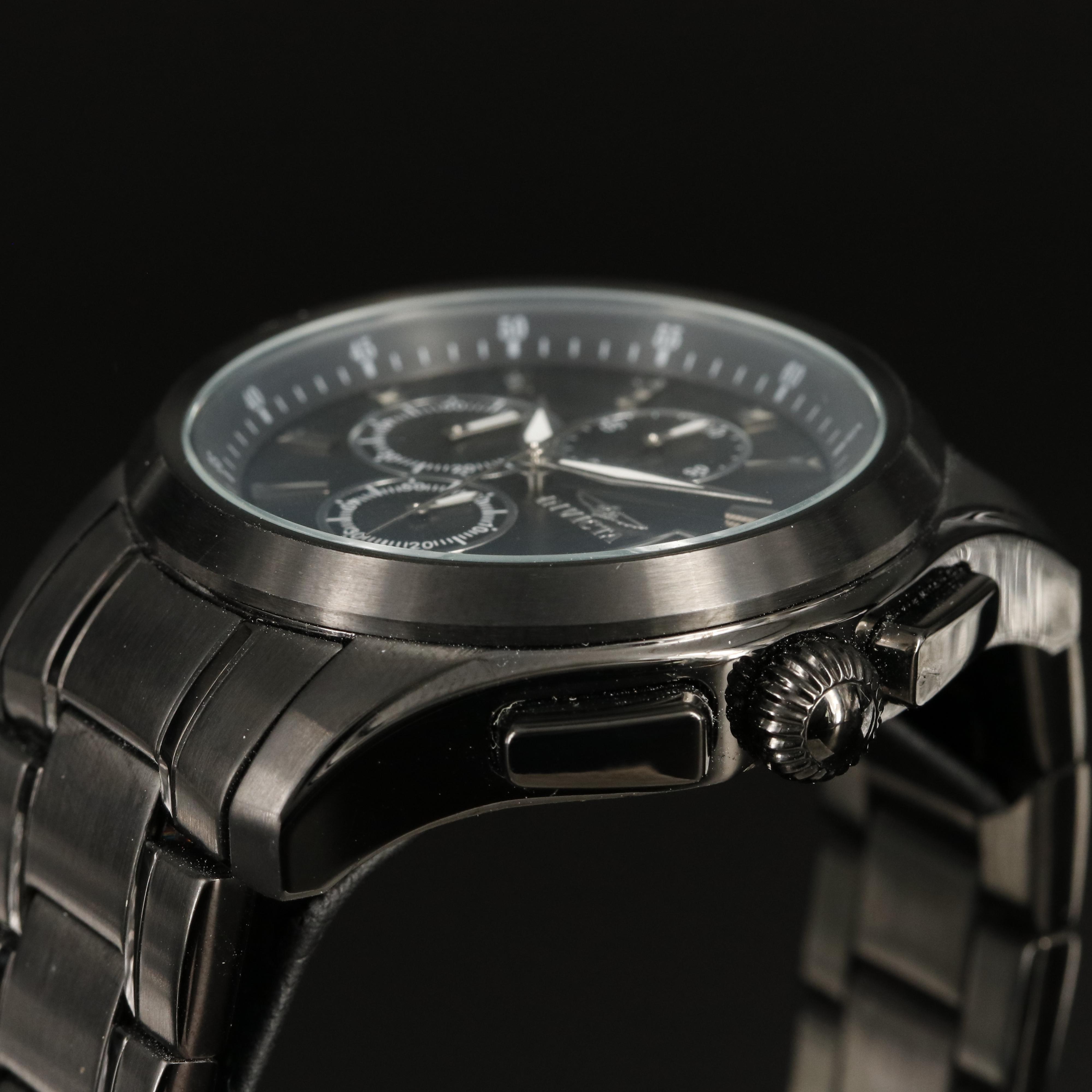 Invicta Specialty Collection Black Stainless Steel and Black PVD Watch