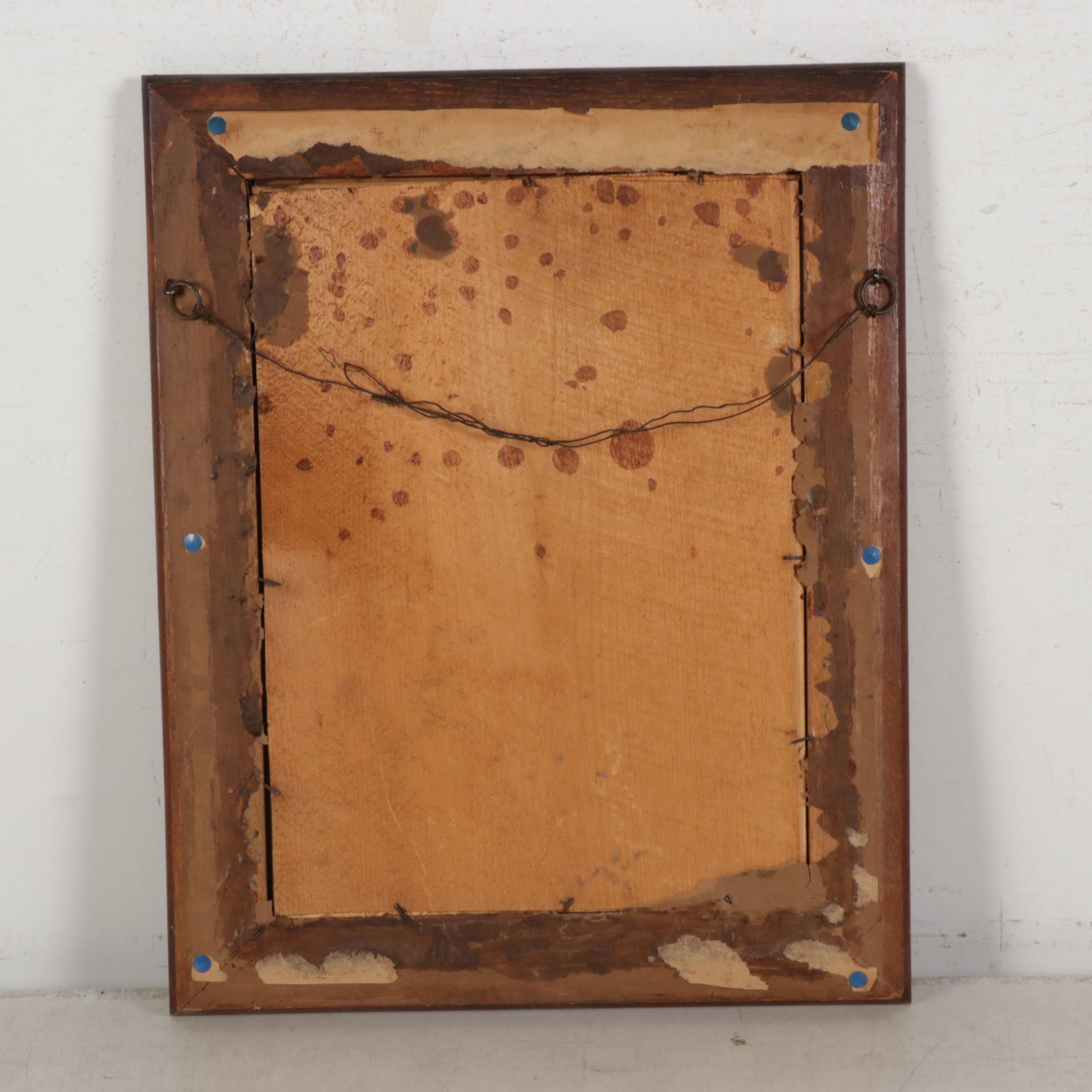 A. James Crayon Portrait of Young Child, Late 19th-Early 20th Century