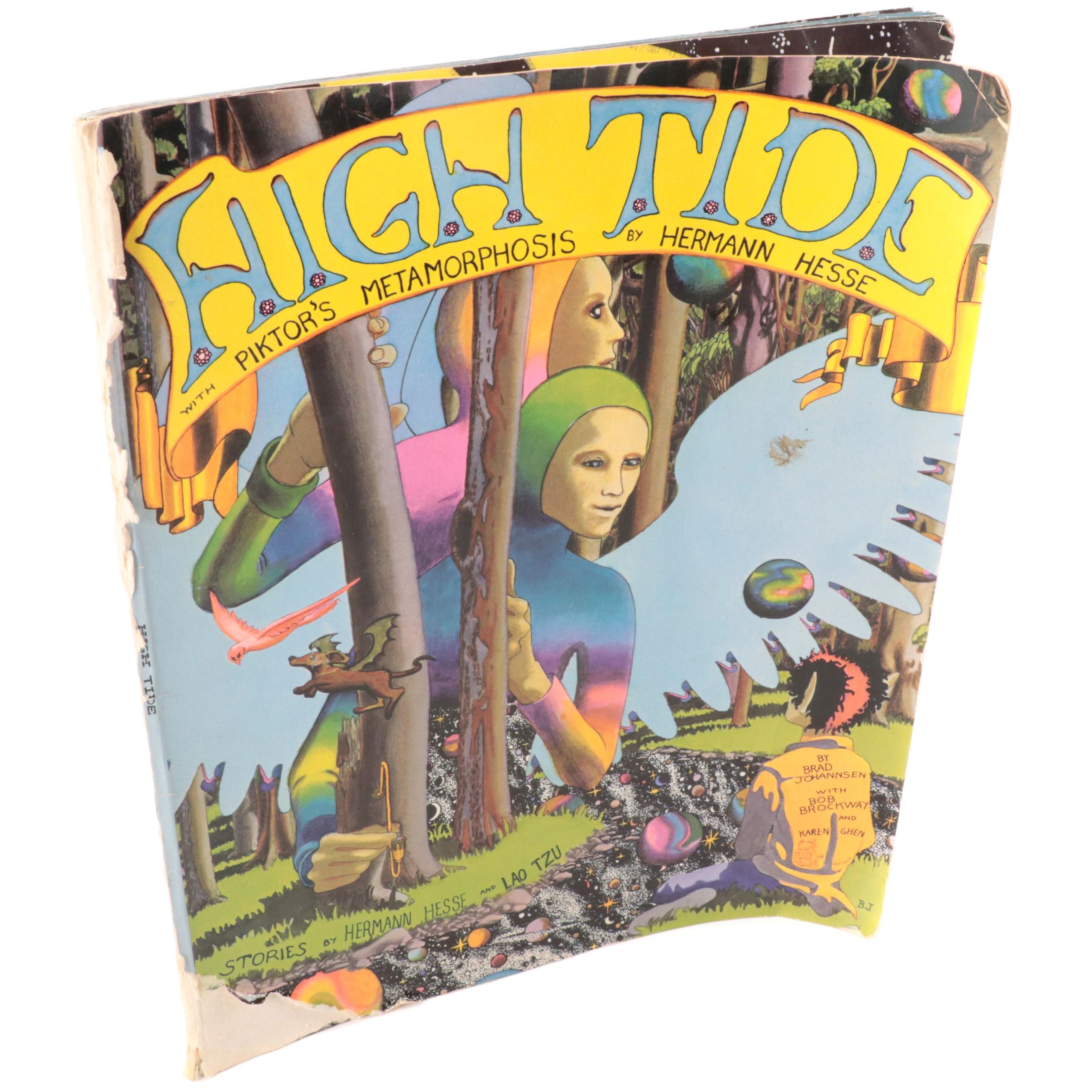 Illustrated "High Tide with Piktor's Metamorphosis" by Brad Johannsen, 1972