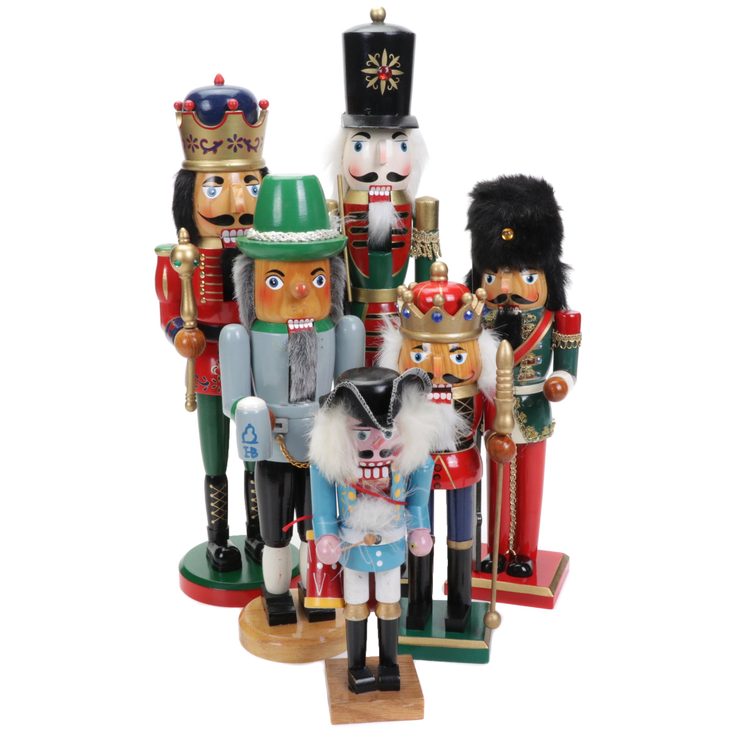 German Style Wooden Nutcrackers