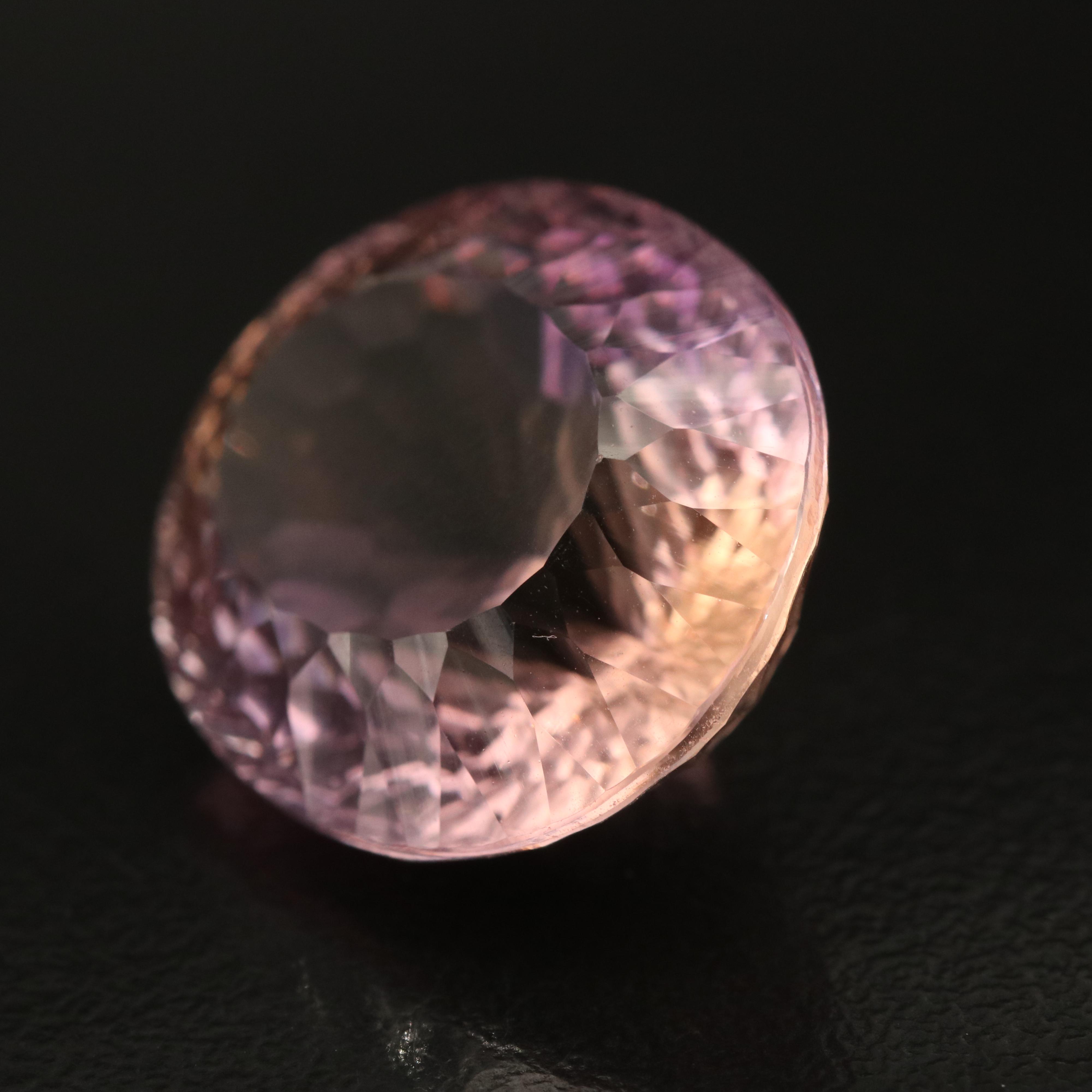 Loose 23.53 CT Oval Faceted Ametrine