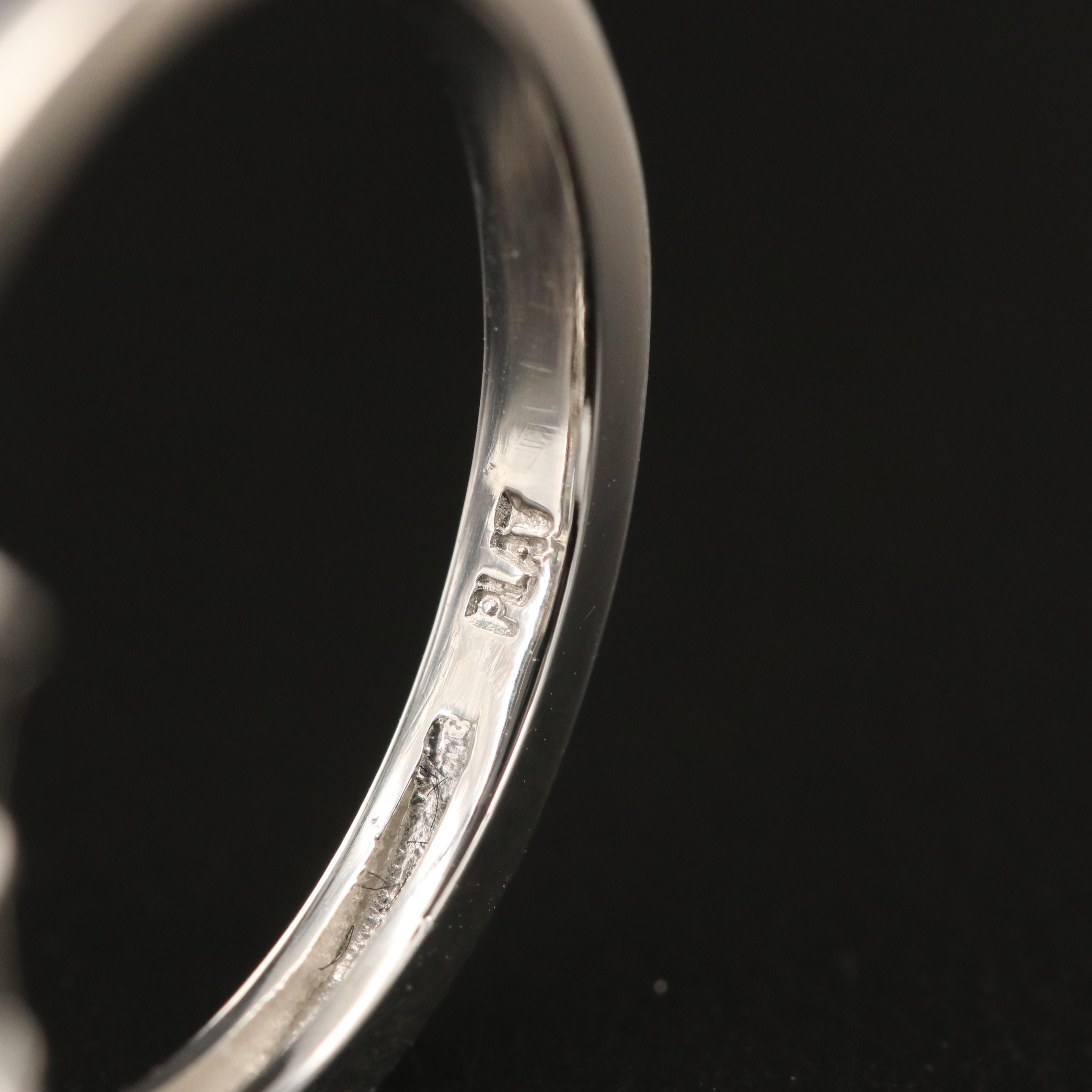 Platinum 6.03 CTW Lab Grown Diamond Ring with IGI Reports