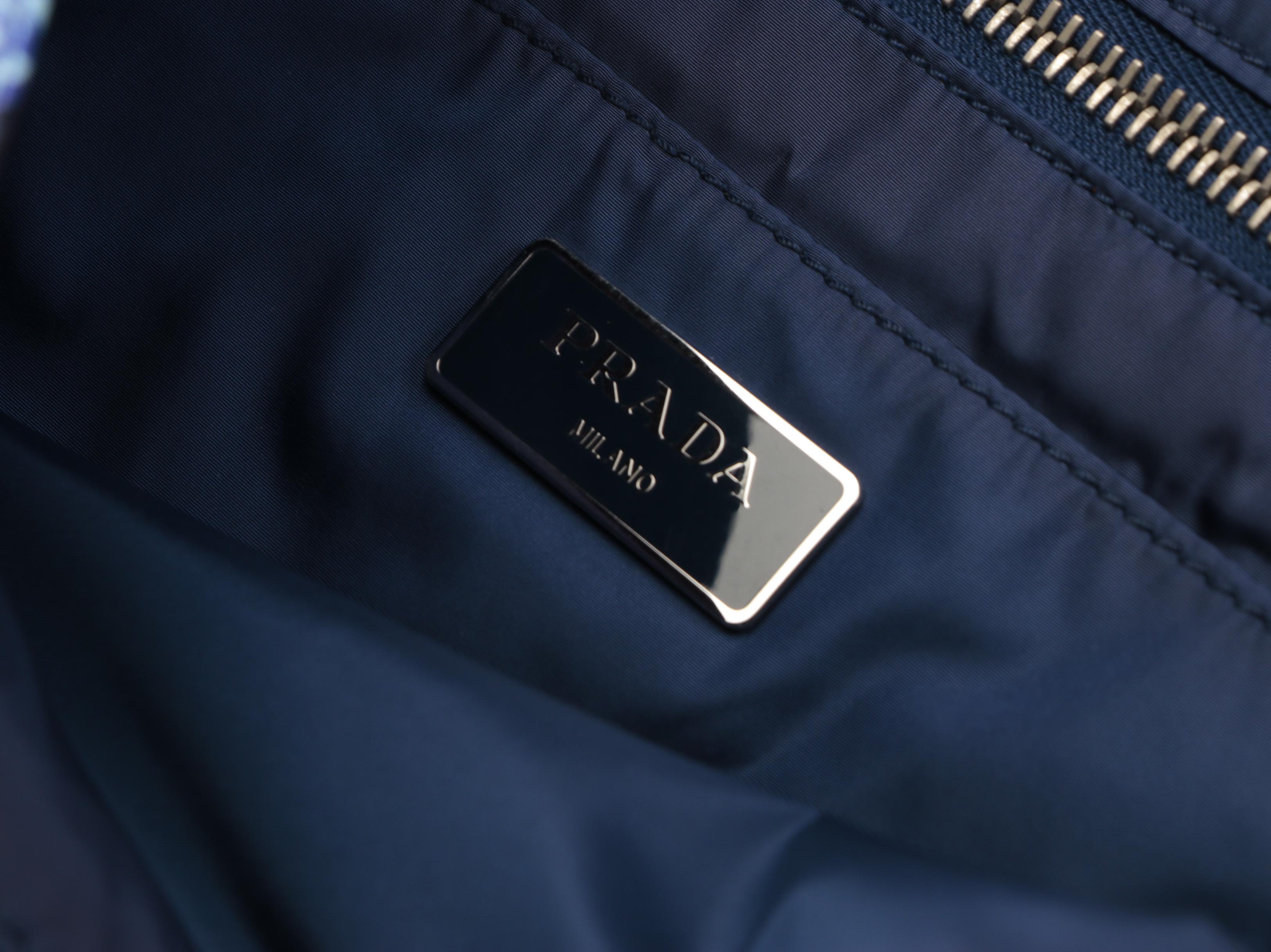 Prada Tall Tote in Floral Tessuto Stampato Nylon