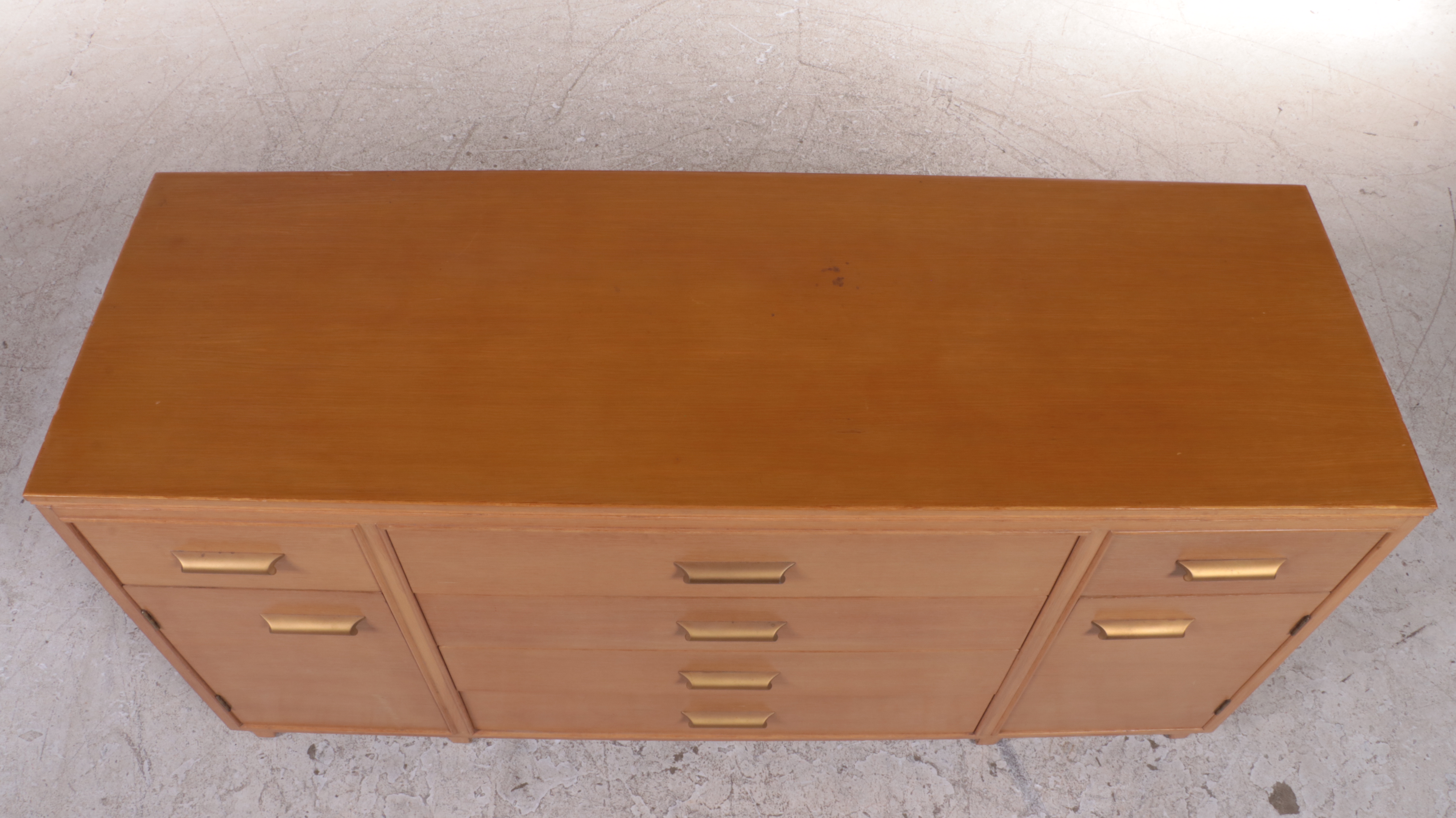 Grand Rapids Bookcase & Chair Co. Mid Century Modern Oak Credenza
