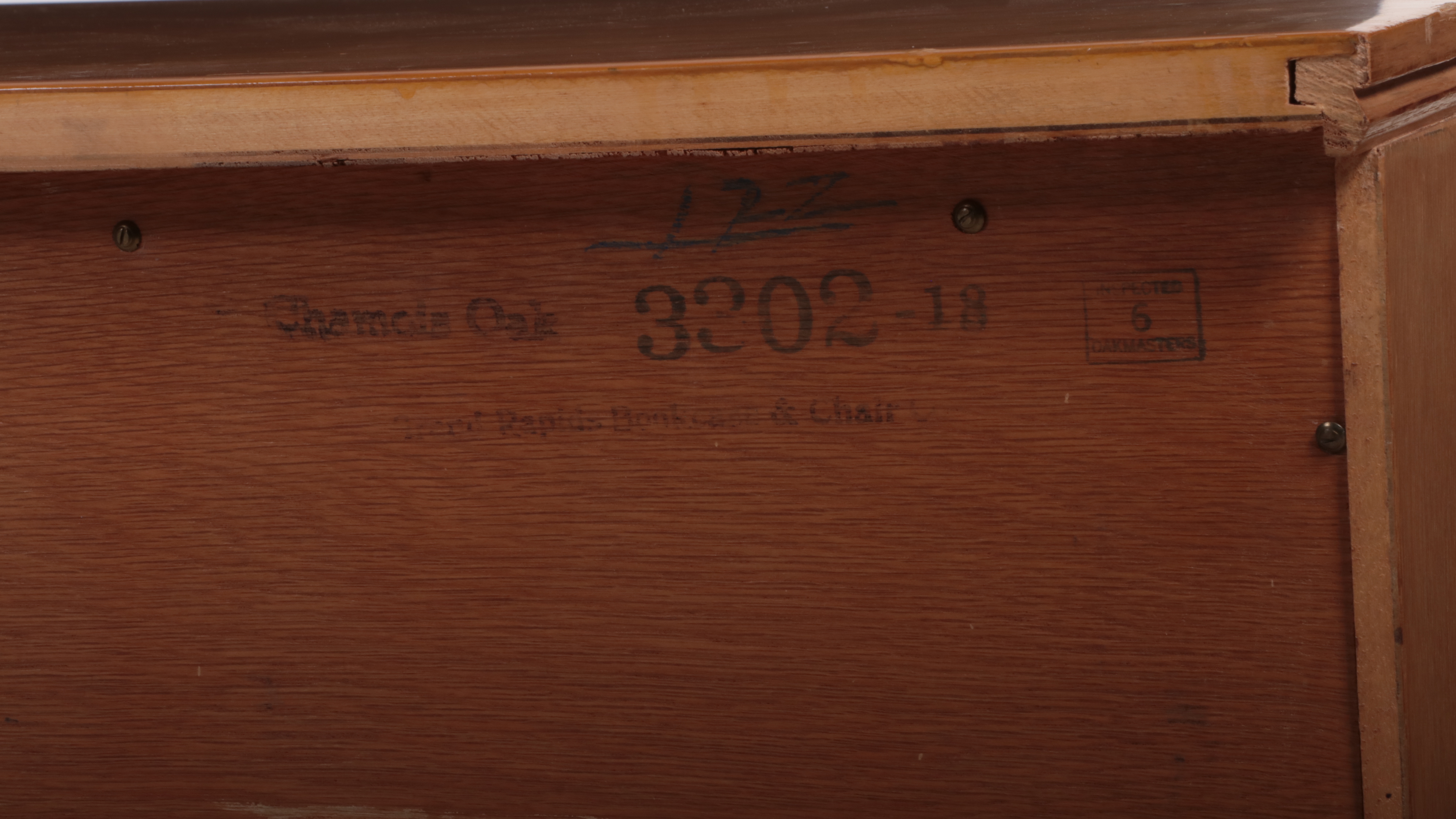 Grand Rapids Bookcase & Chair Co. Mid Century Modern Oak Credenza