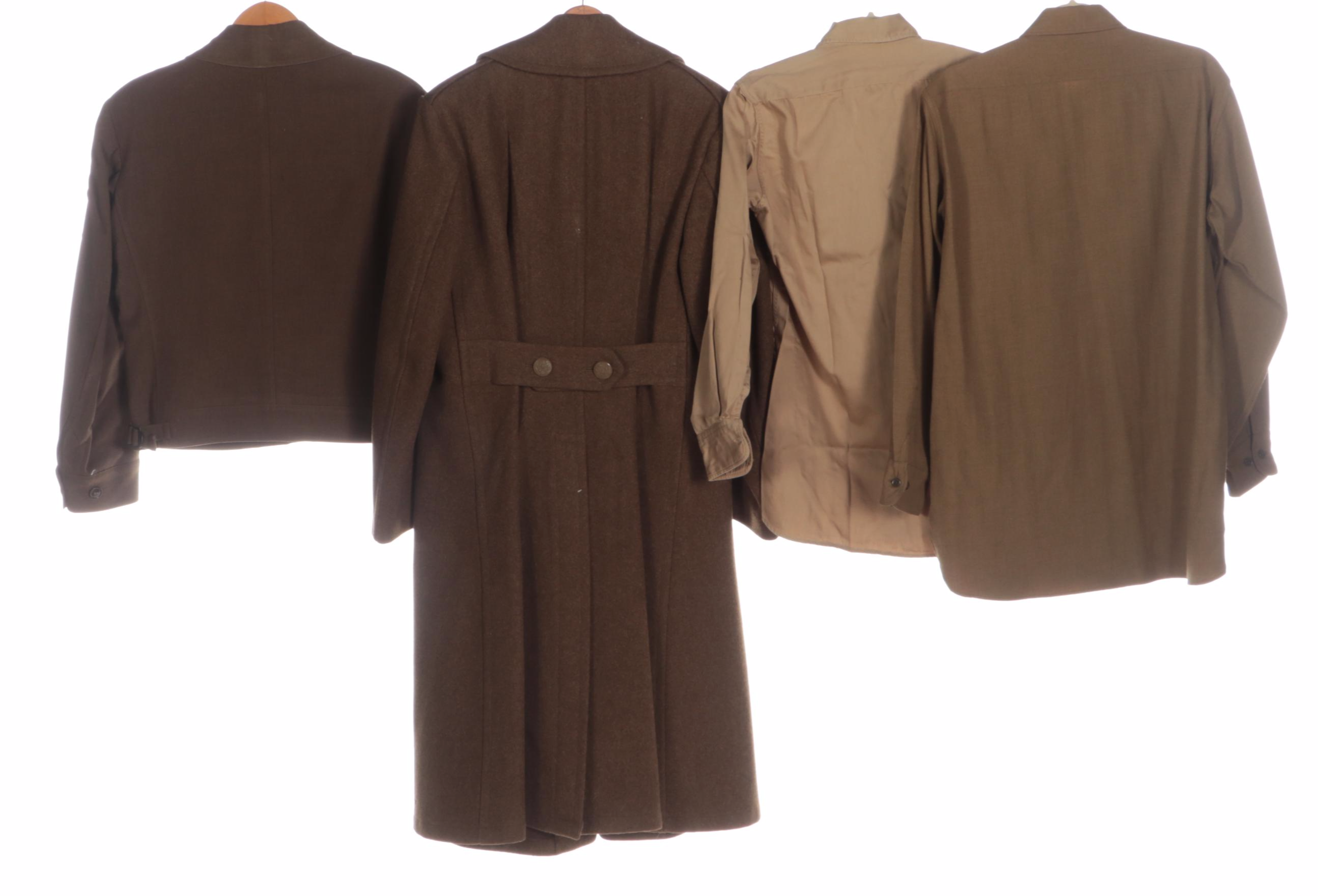 WWII Era U.S. Army Olive Green Wool Dress Service Uniform