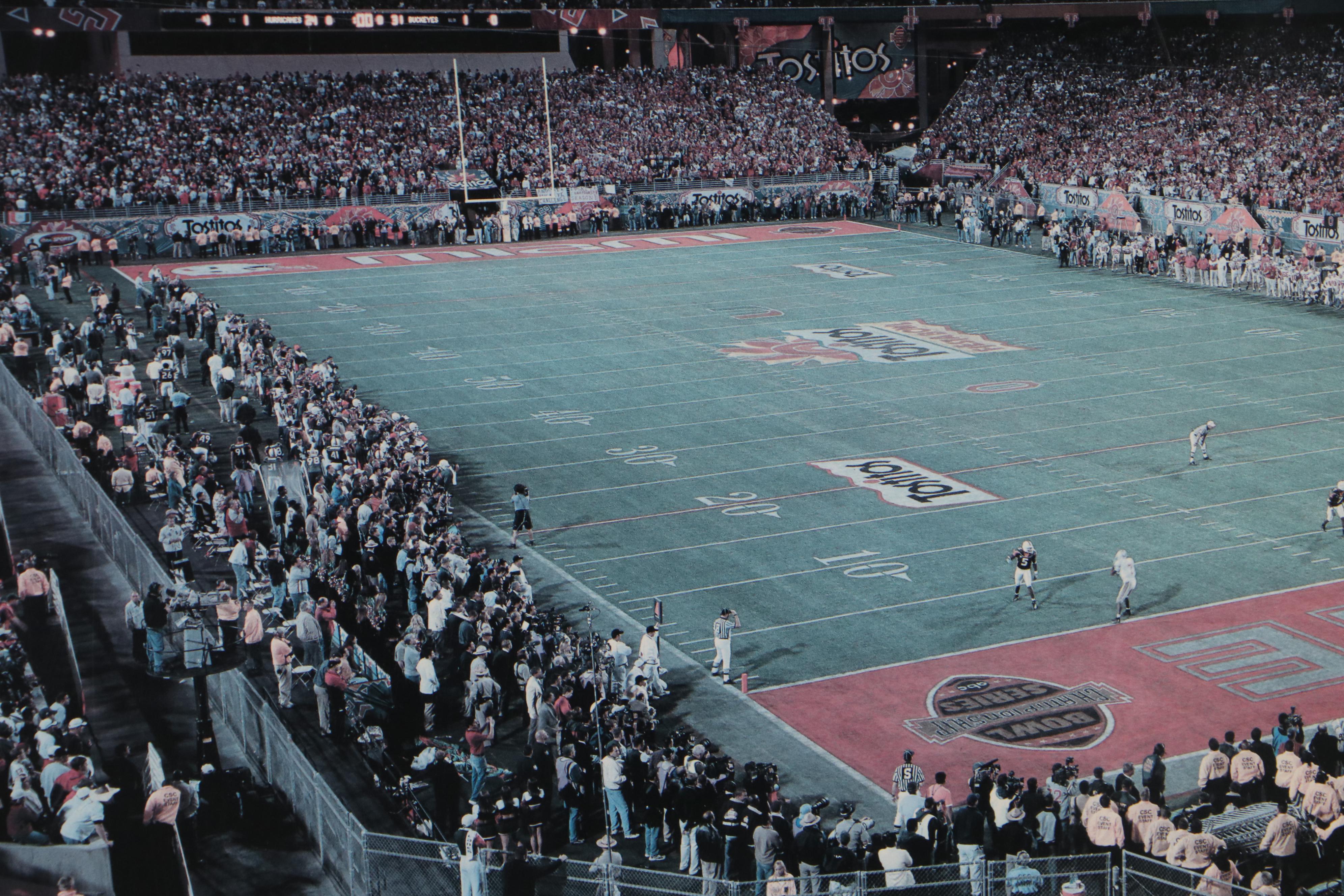 Ohio State OSU Football Themed Offset Lithographs