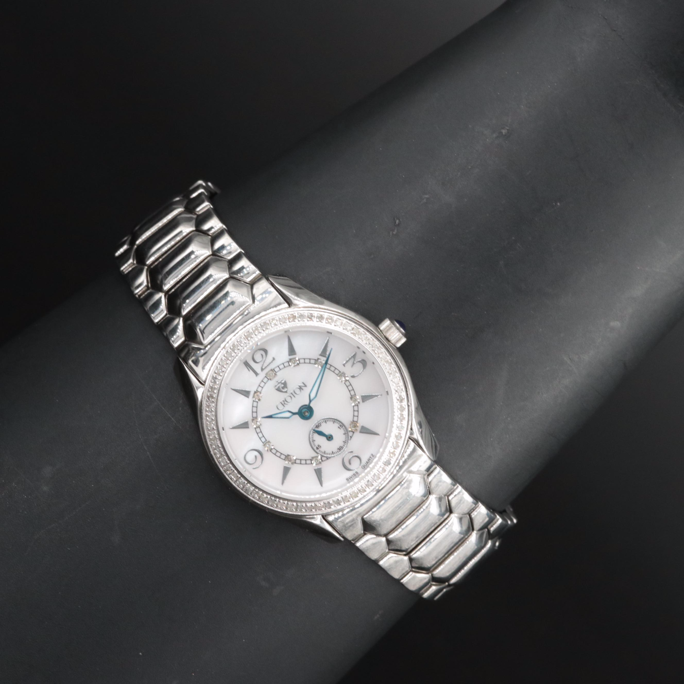 Croton Mother-of-Pearl Diamond Watch