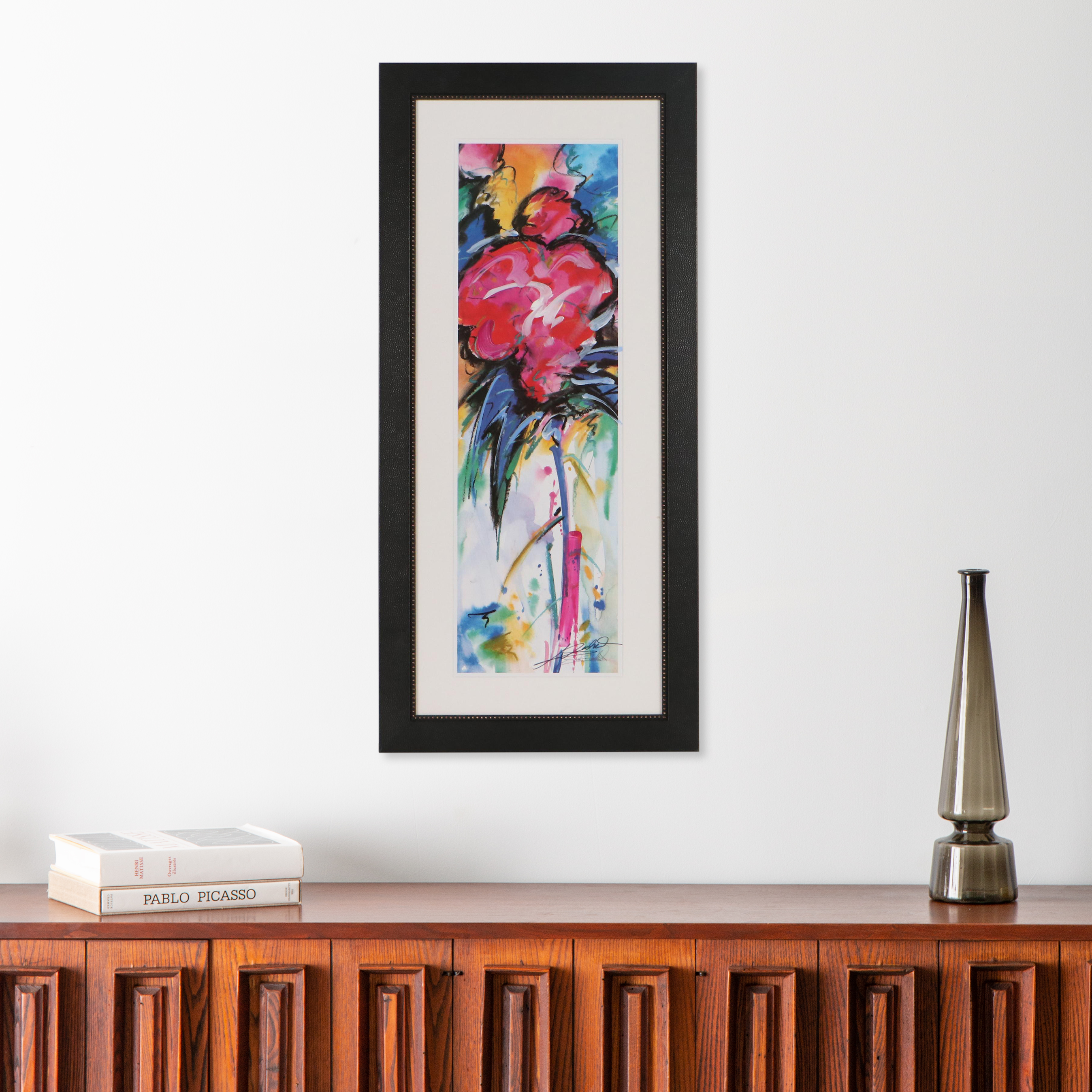 Alfred Gockel Embellished Abstract Offset Lithograph