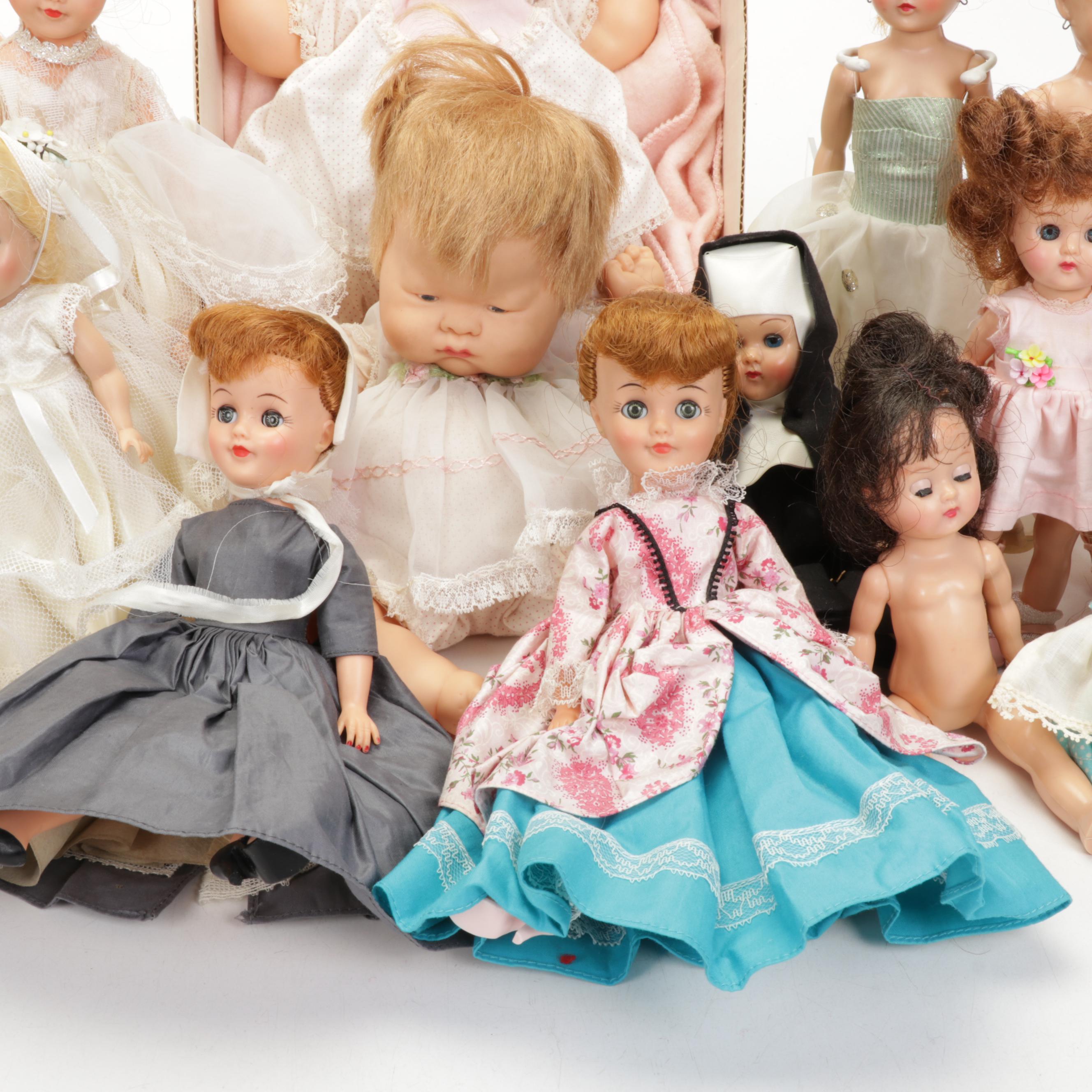 Vogue, Vogue Bride, & Baby Dear Dolls Featuring "Ginny", "Jill", "Jeff", & More