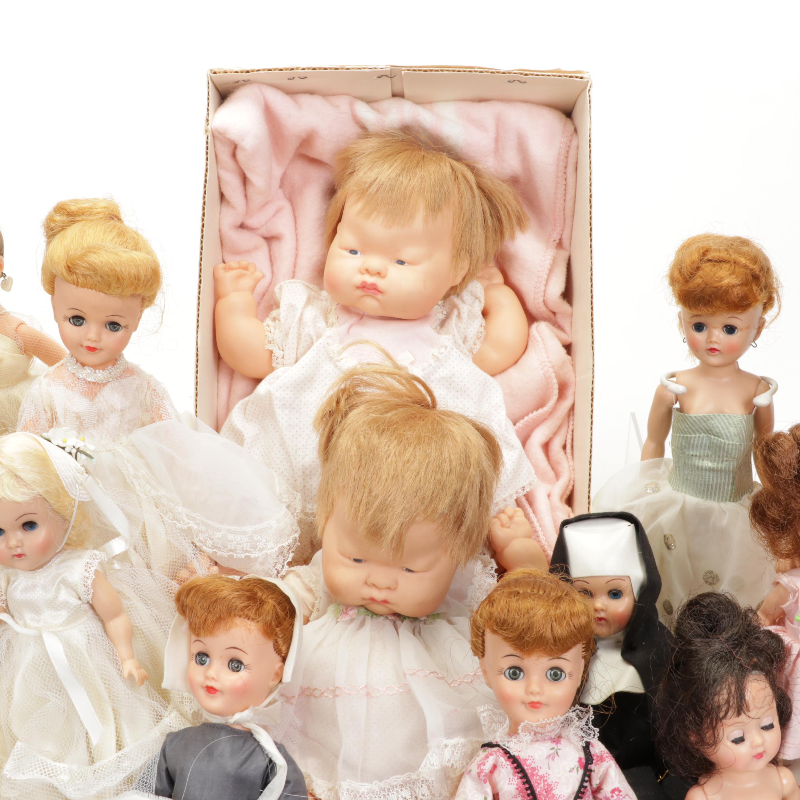 Vogue, Vogue Bride, & Baby Dear Dolls Featuring "Ginny", "Jill", "Jeff", & More