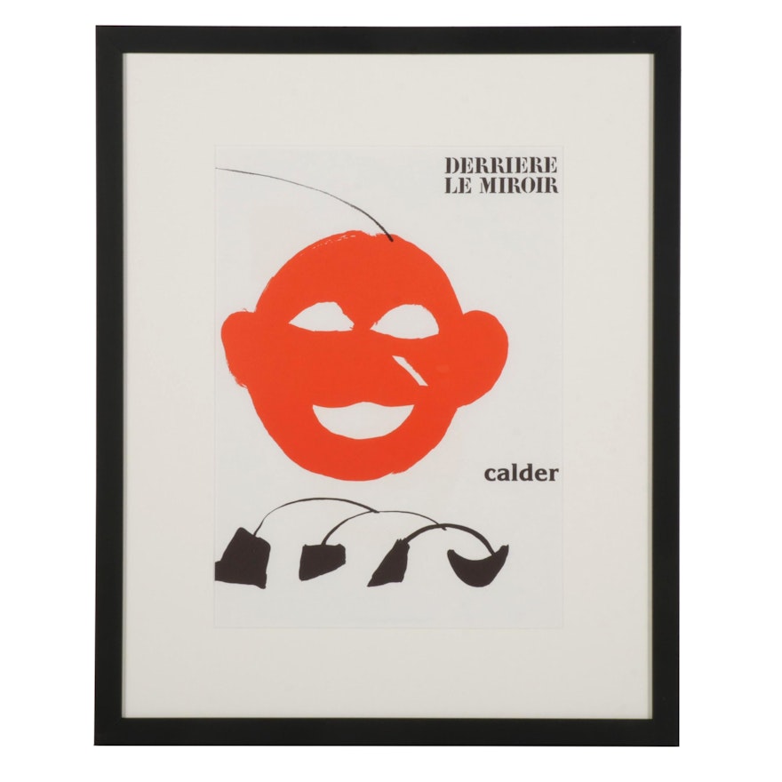 Alexander Calder Color Lithograph for "Derrière le Miroir," 1976