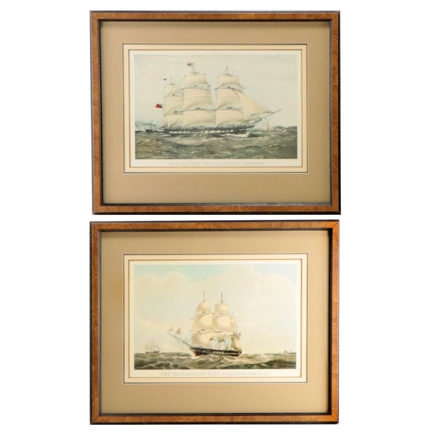 Maritime-Themed Offset Lithographs