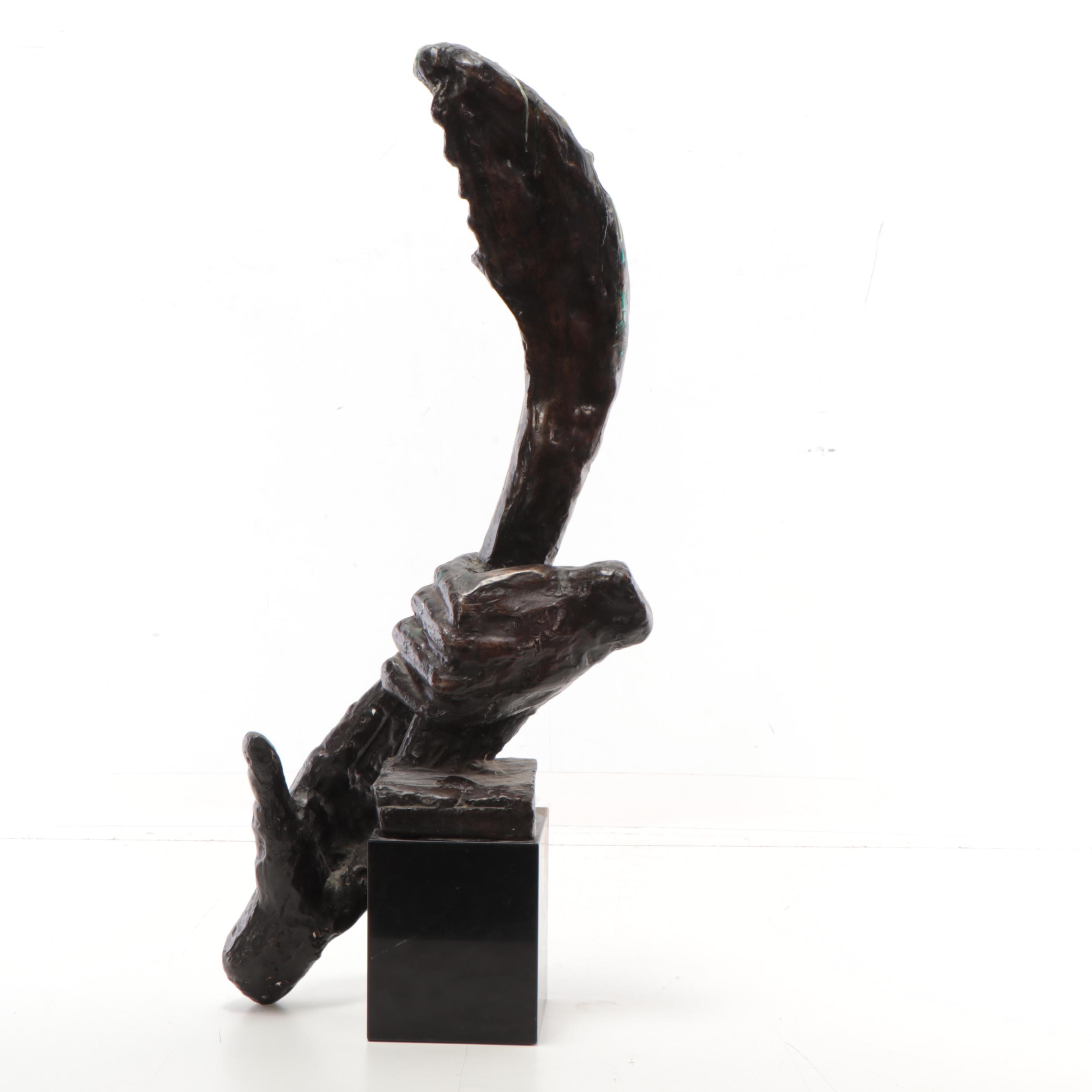 Fredda Brilliant Bronze Sculpture "The Last Outcry"