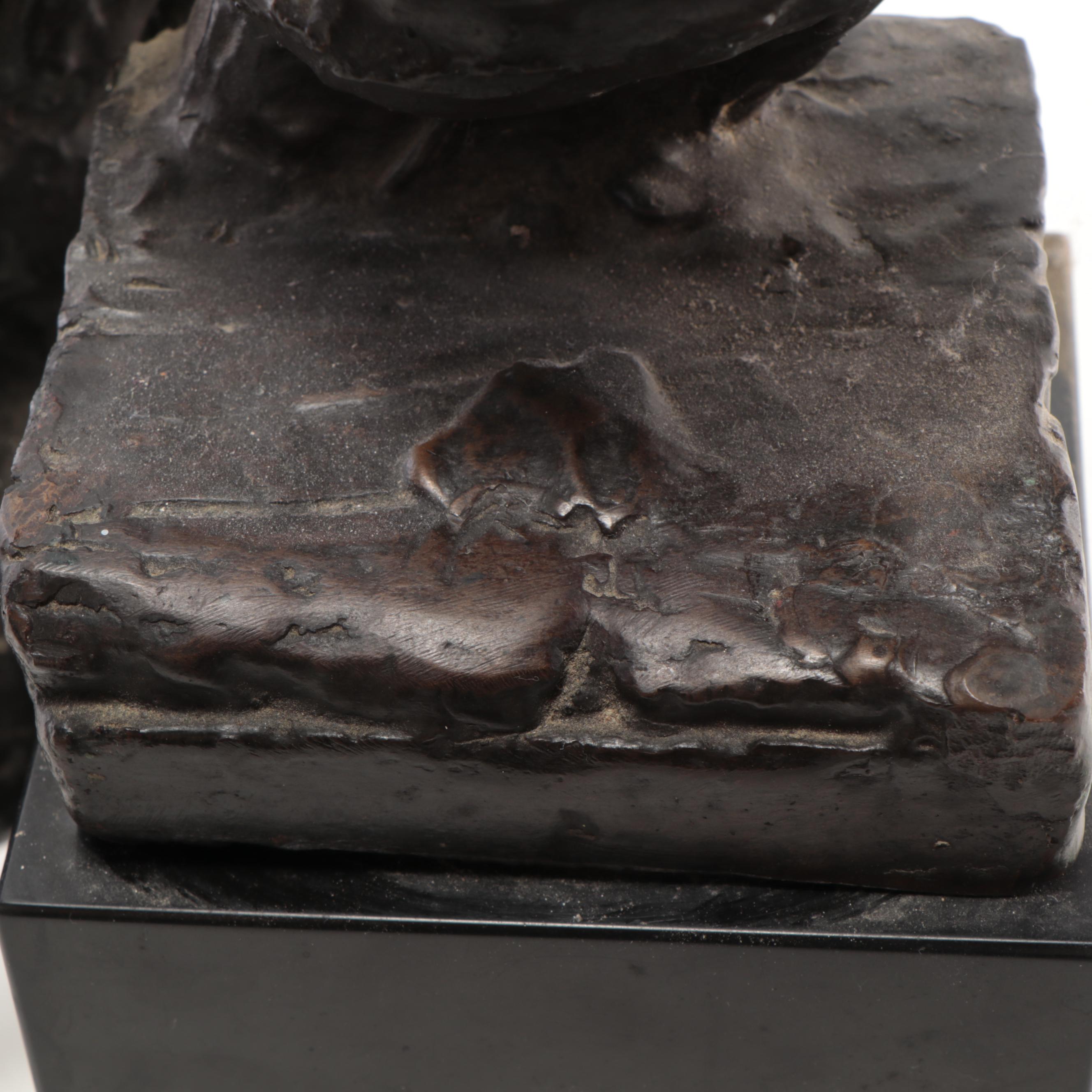 Fredda Brilliant Bronze Sculpture "The Last Outcry"