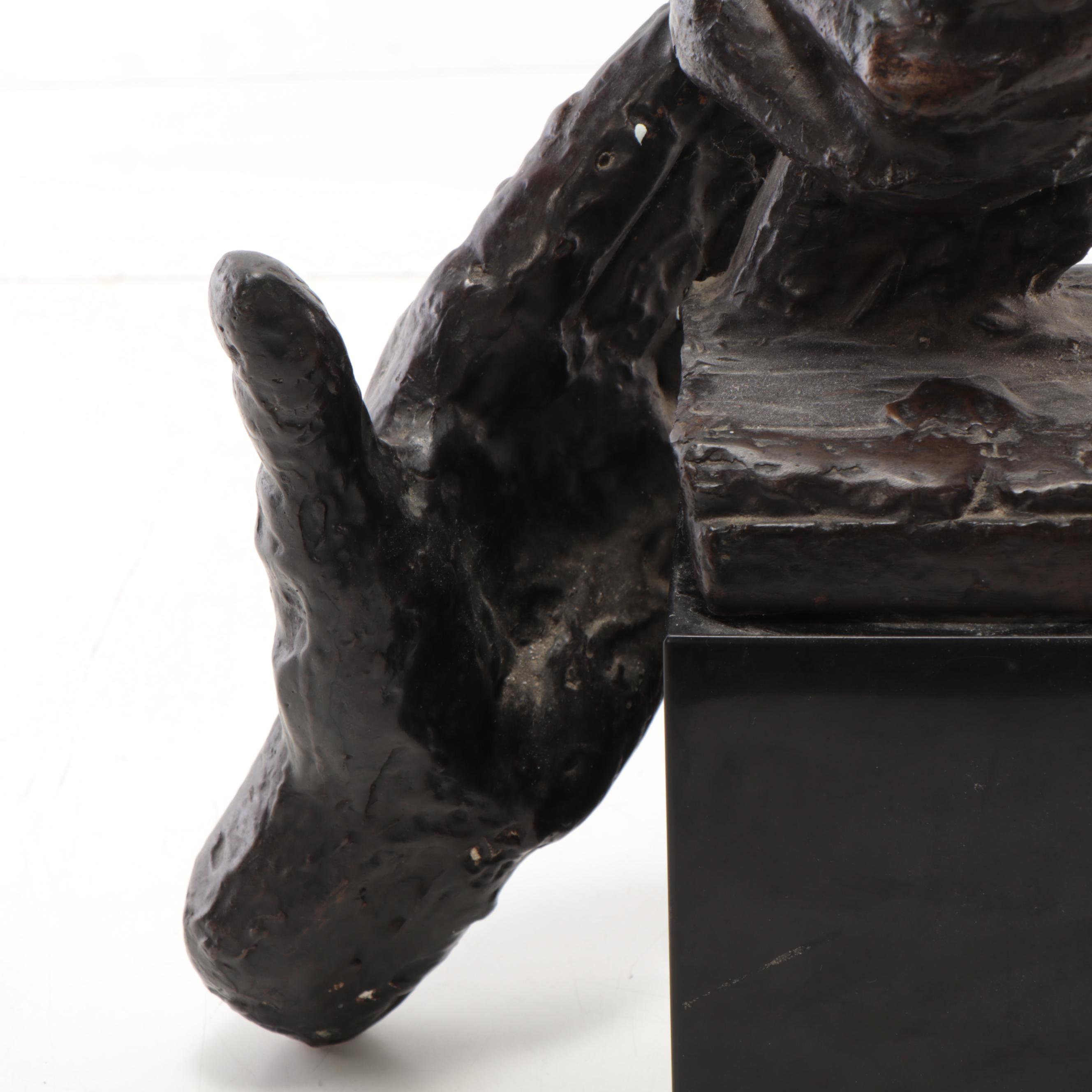 Fredda Brilliant Bronze Sculpture "The Last Outcry"