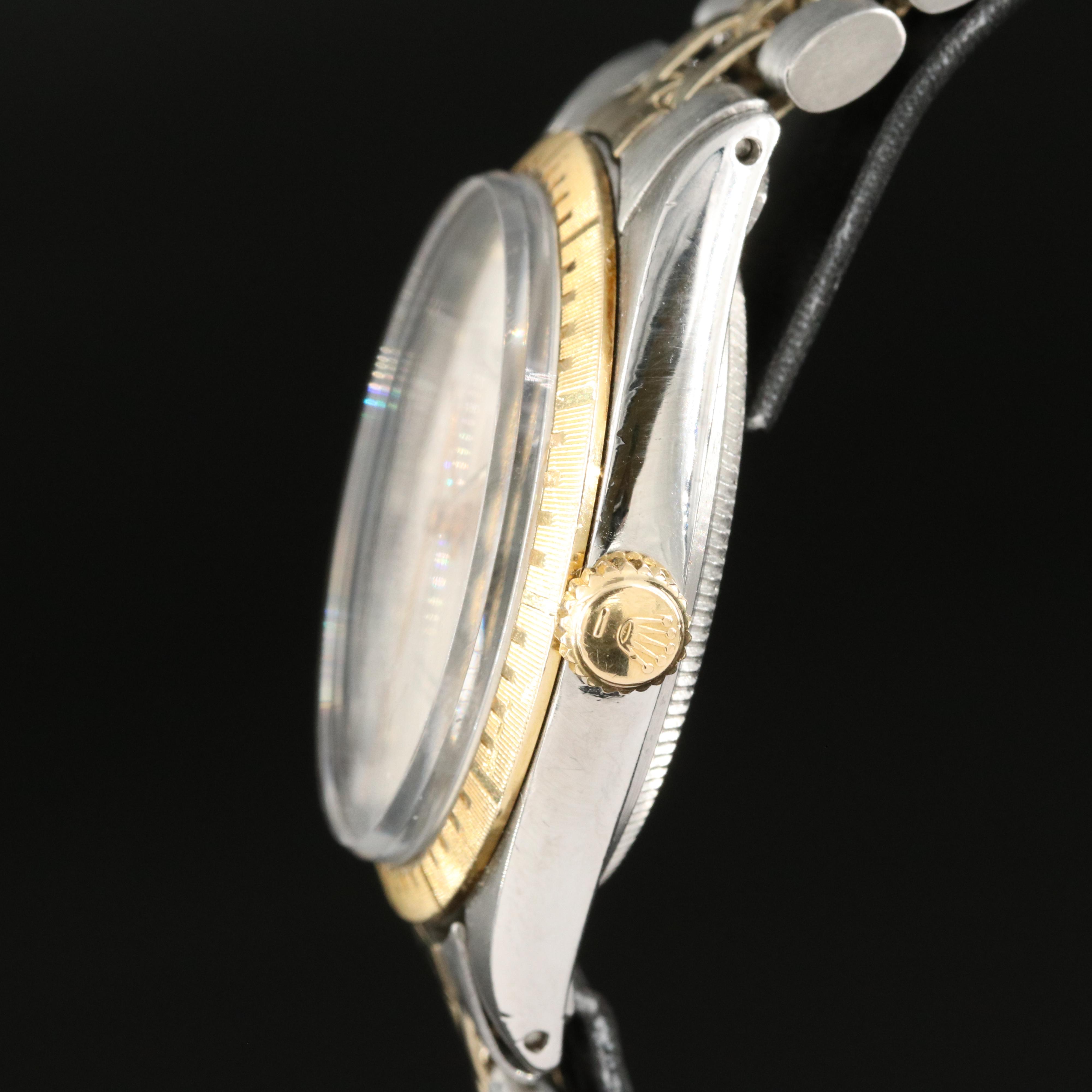 1968 Rolex "Zephyr" Cross Hair Dial Two-Tone Watch