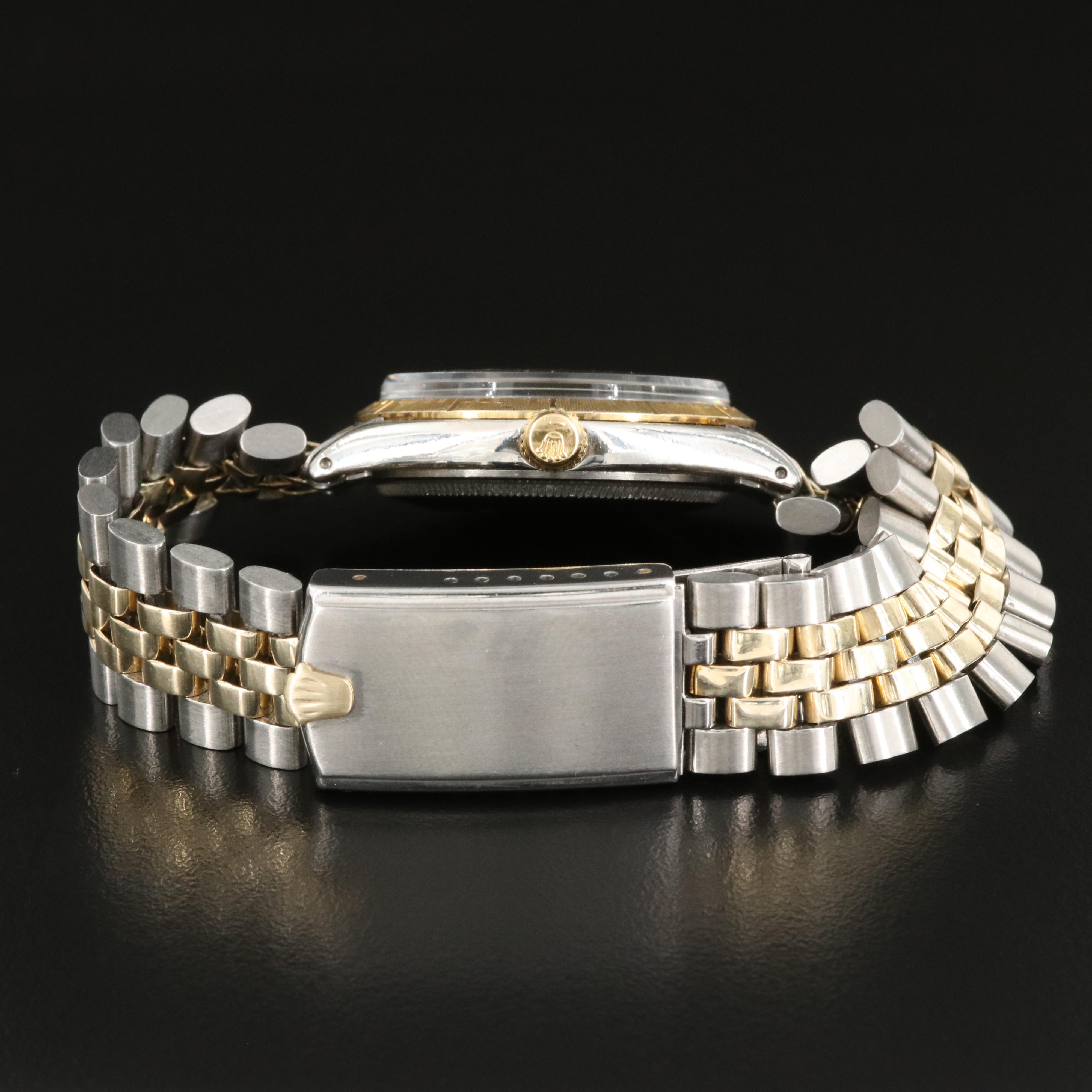 1968 Rolex "Zephyr" Cross Hair Dial Two-Tone Watch