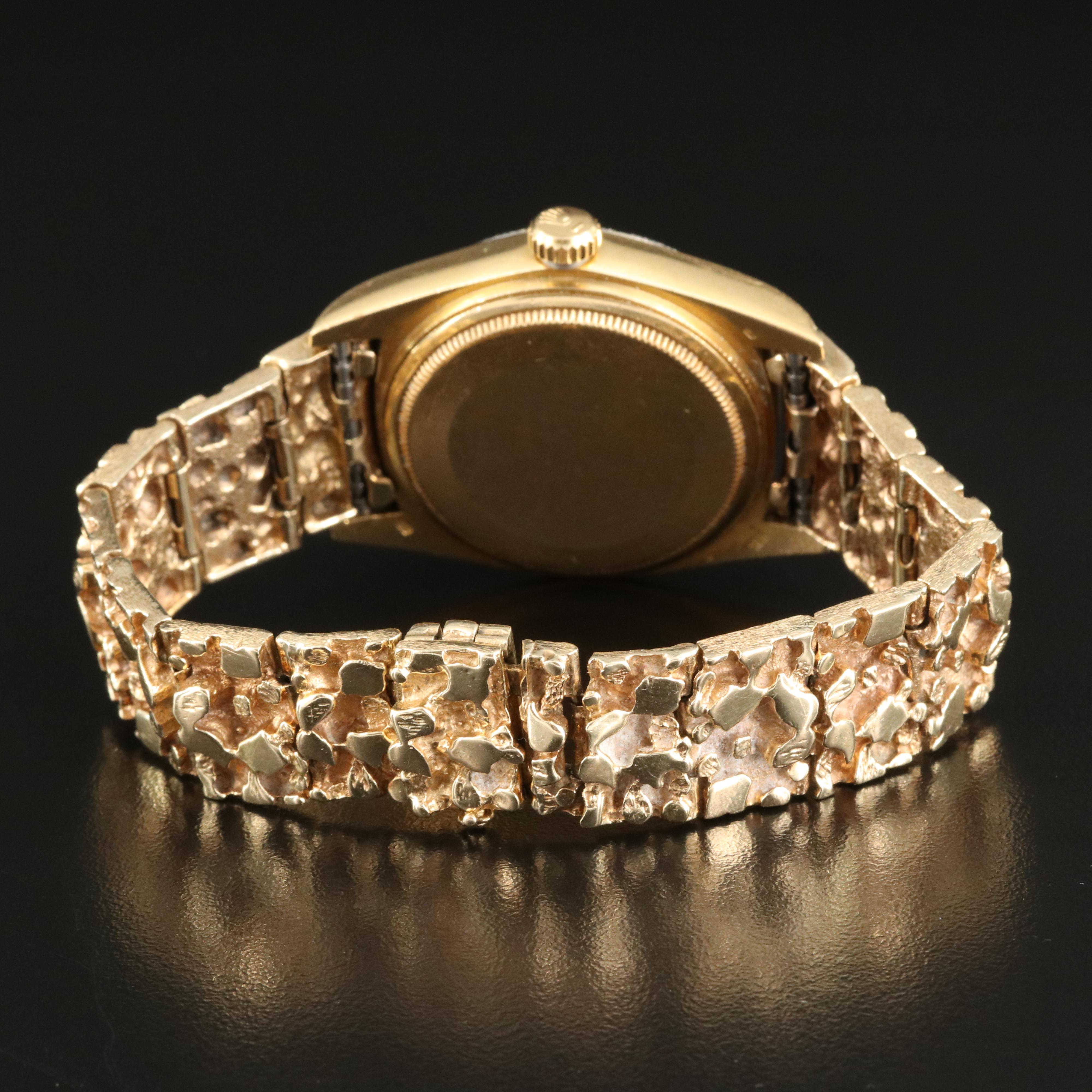 1981 Rolex Day-Date Diamond Bezel and Dial 18K Watch