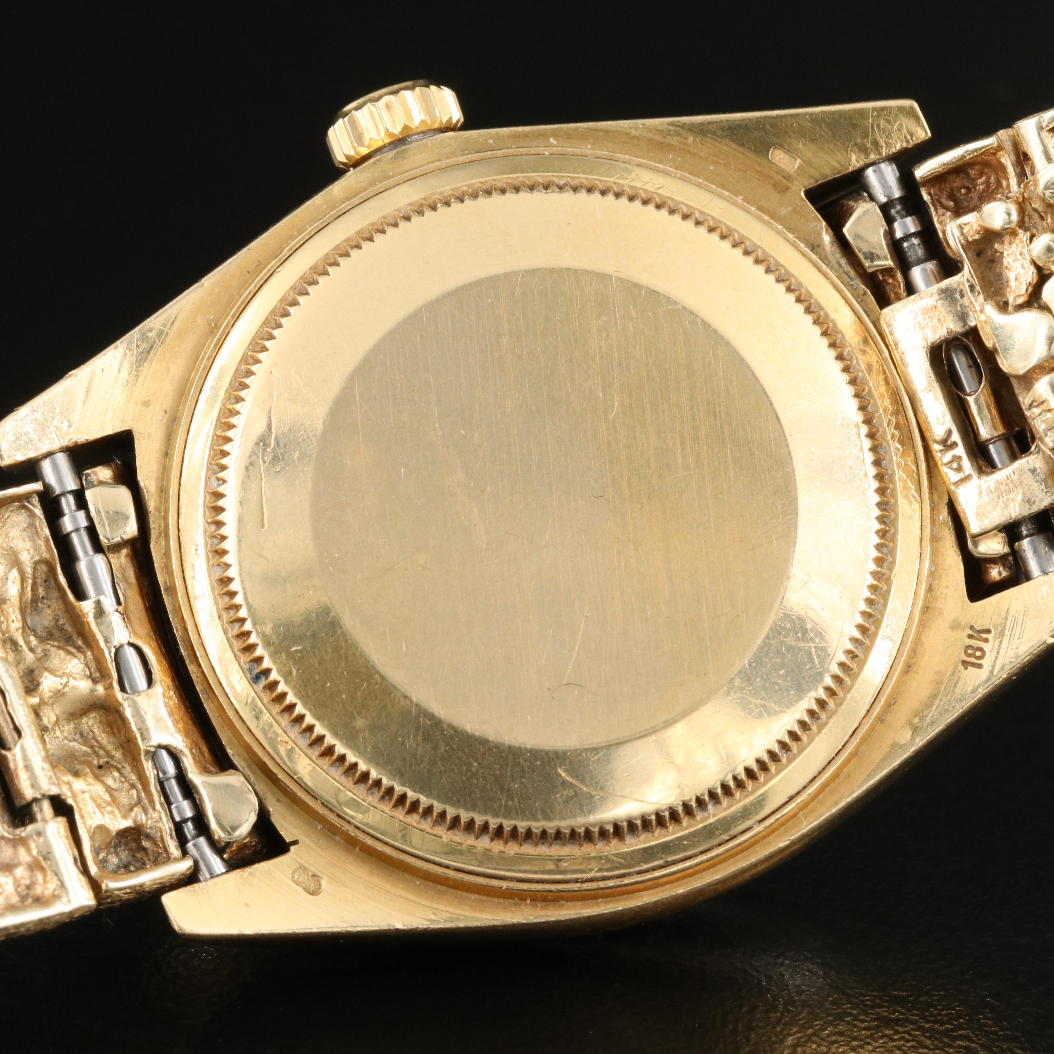 1981 Rolex Day-Date Diamond Bezel and Dial 18K Watch