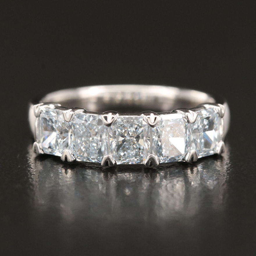 14K 2.00 CTW Lab Grown Diamond Five Stone Ring