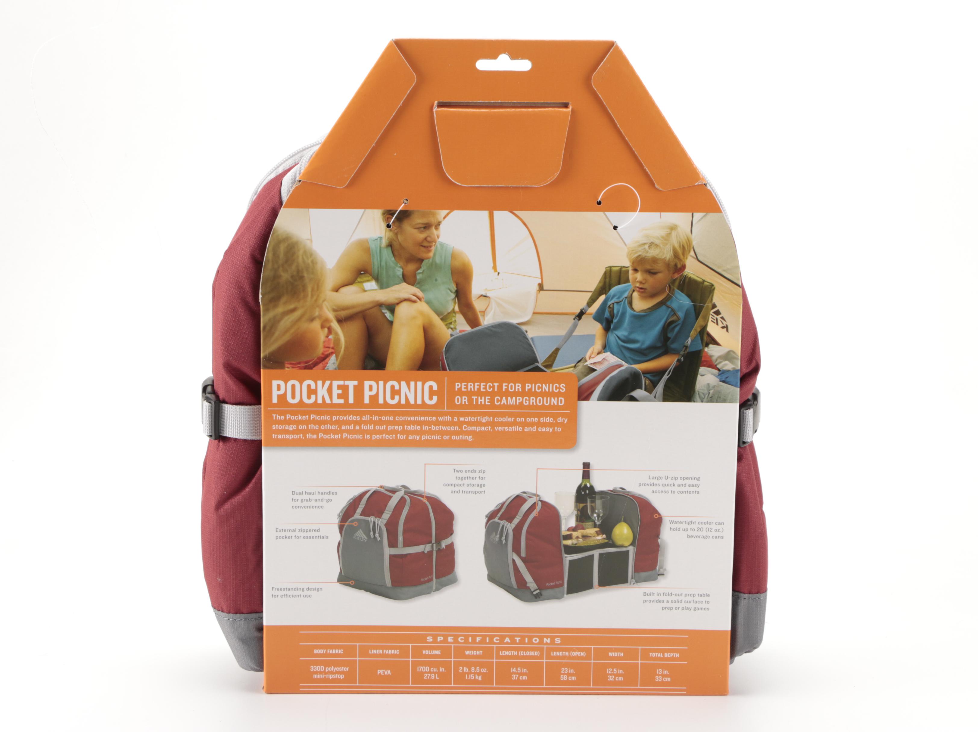 Kelty Pocket Picnic, Duffel Bag and Camp Carton