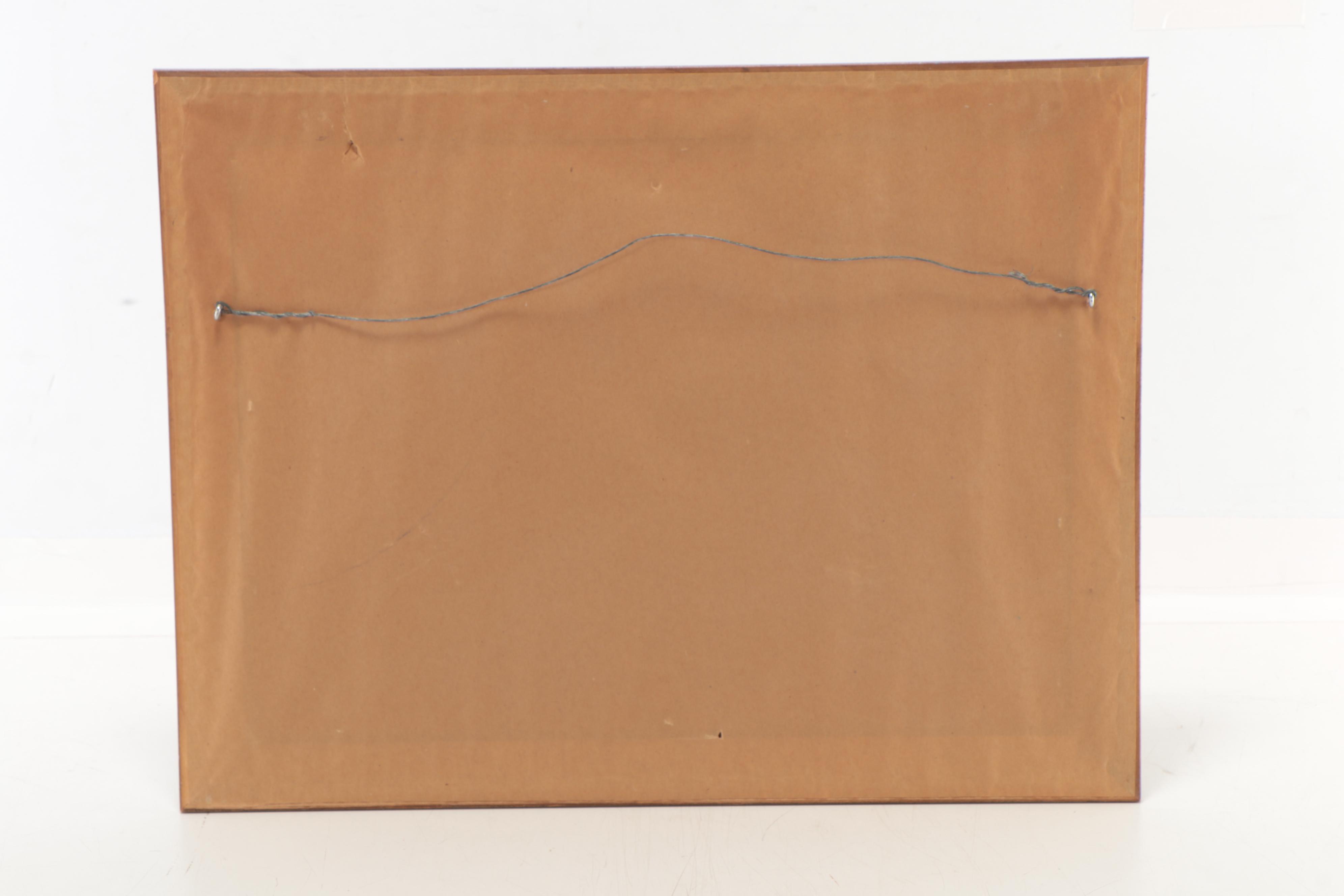 James Vorwoldt Watercolor Painting of Boats, 1980s